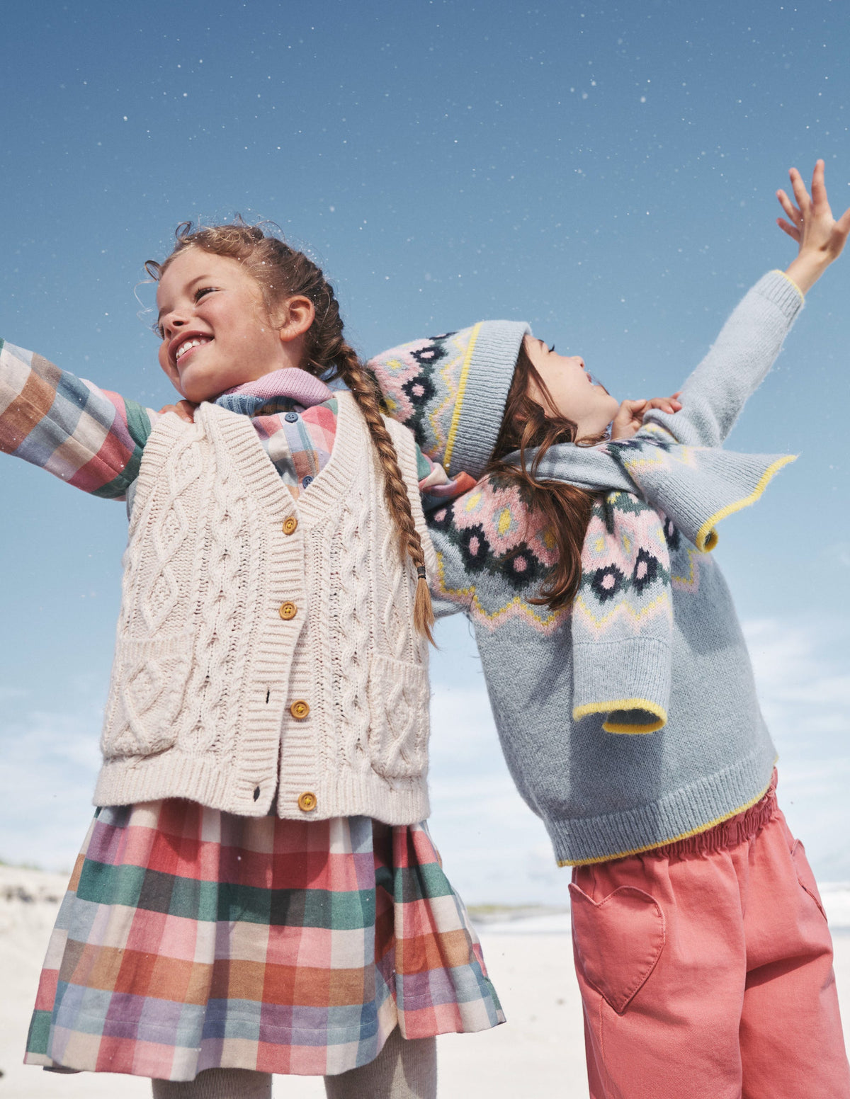 Cosy Fair Isle Sweater-Dusk Blue-4