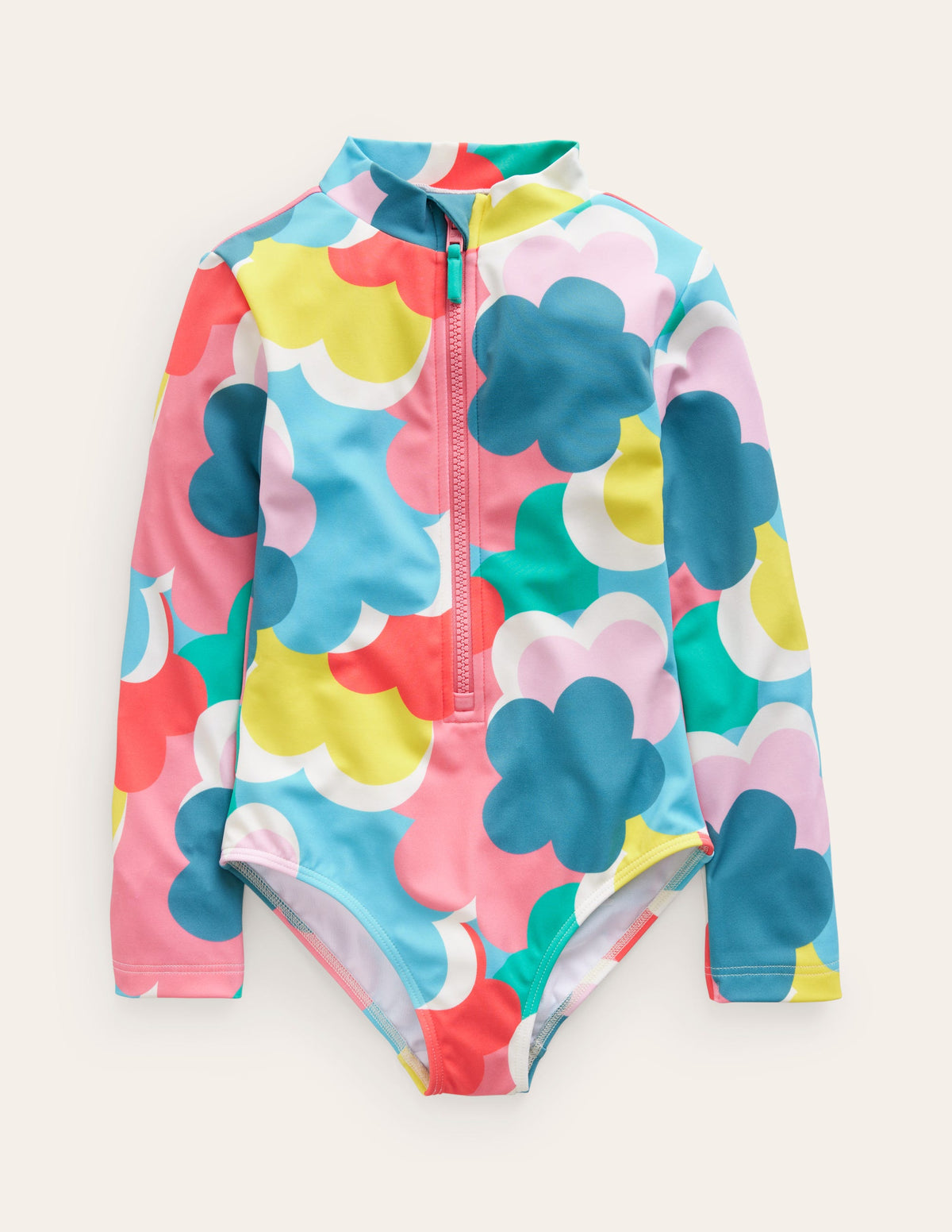 Long-sleeved Swimsuit-Multi Rainbow Reef - Image 1