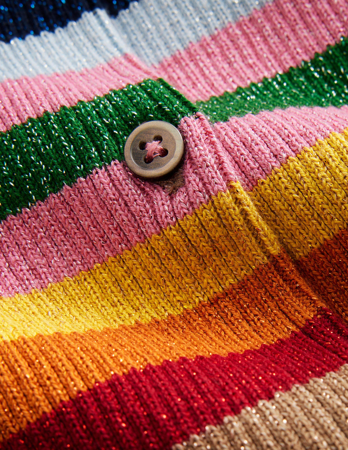 Sparkle Stripe Cardigan-Multi Sparkle Stripe - Image 3
