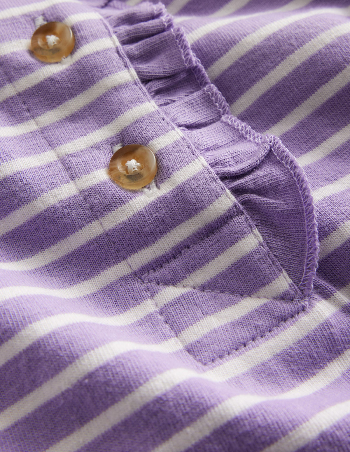 Henley Ruffle Breton Top-Ivory/Purple-3