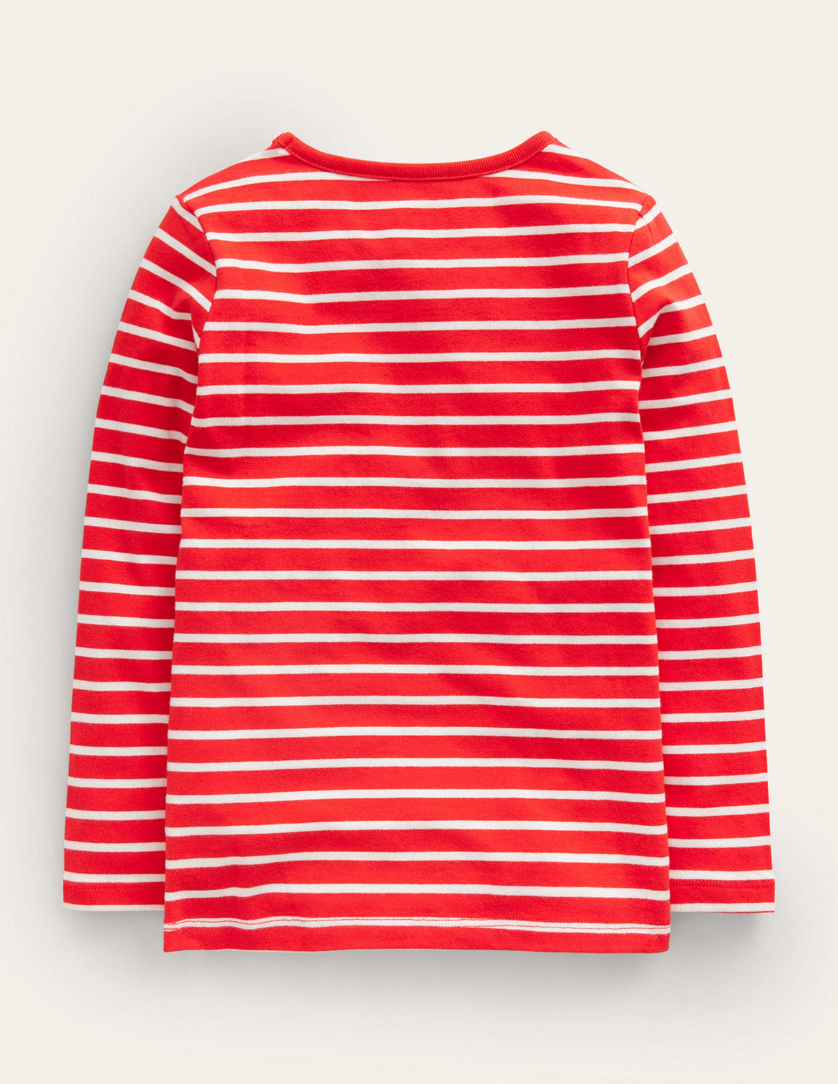 Puff Sleeve Appliqué T-shirt-Brilliant Red/Ivory Carolers-2