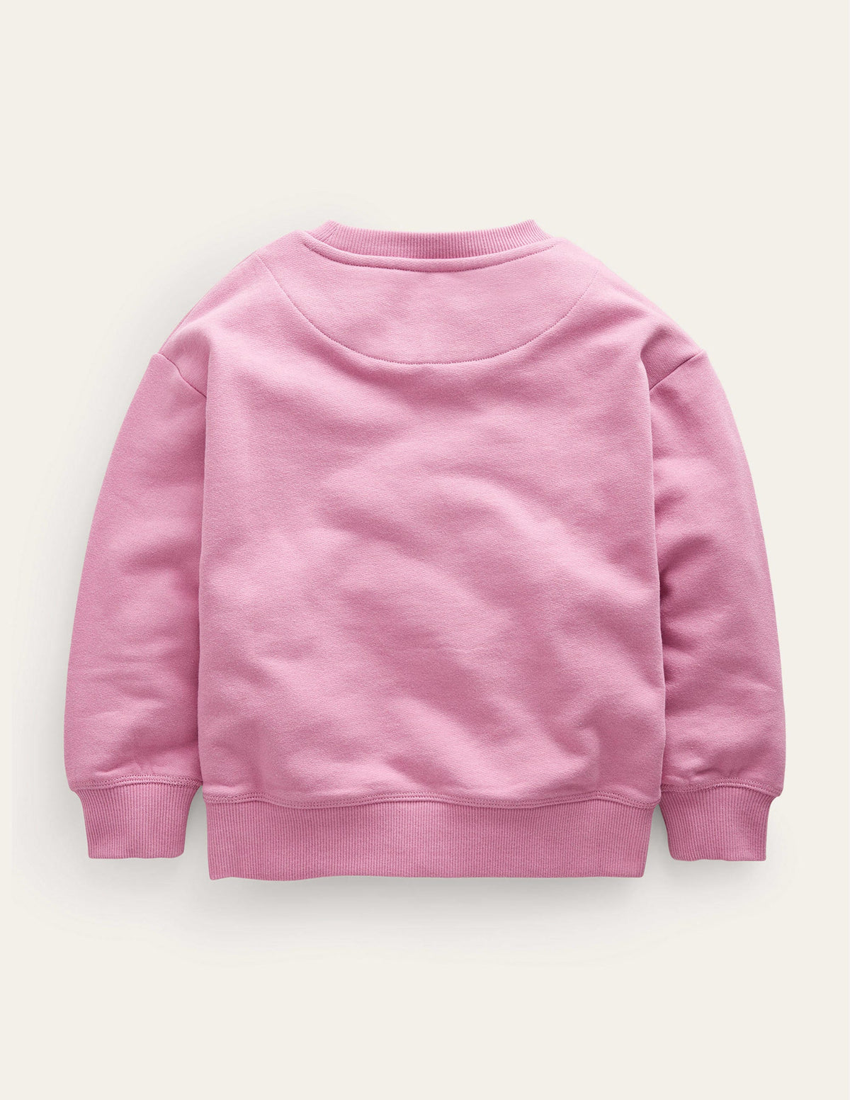 Relaxed Logo Sweatshirt-Sherbet Pink Polar Bear-2