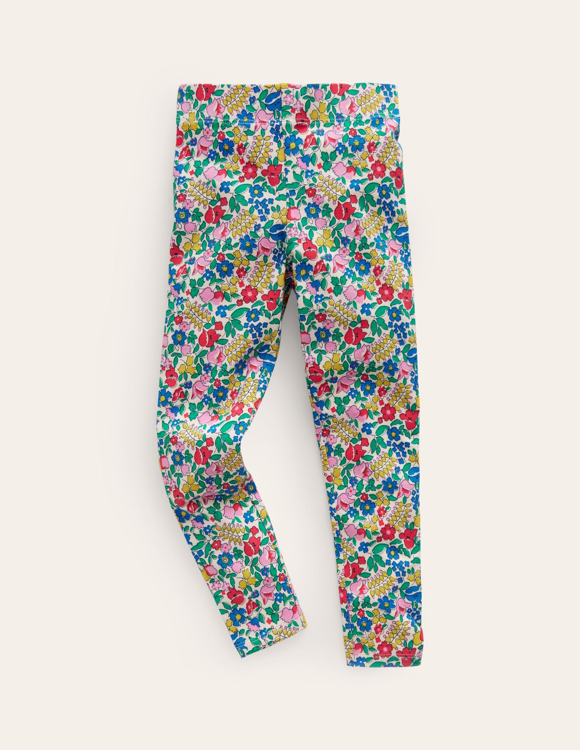 Fun Leggings-Multi Flowerbed-1