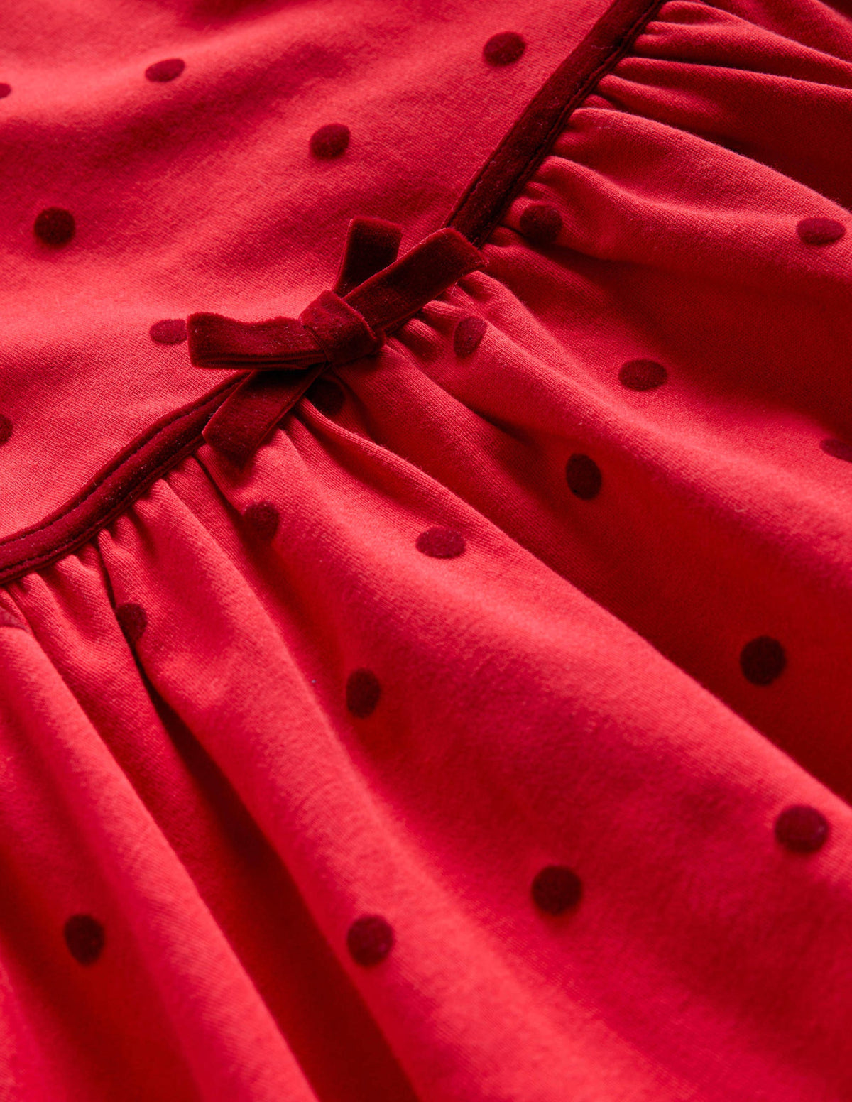 Collared Twirly Dress-Rockabilly Red Confetti Spot - Image 3