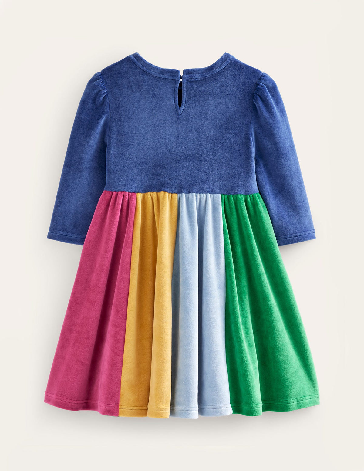 Rainbow Velour Dress-Multi Rainbow-2