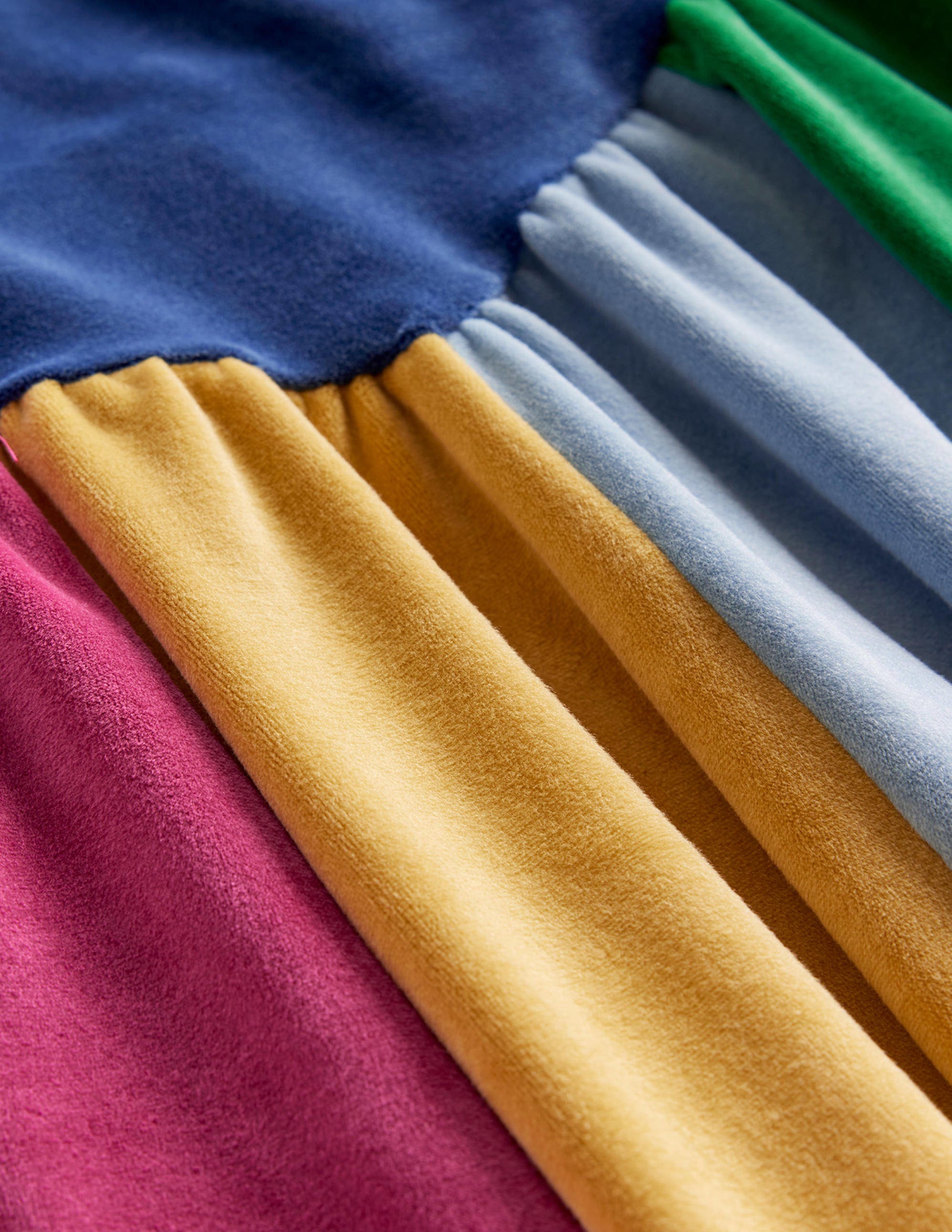 Rainbow Velour Dress-Multi Rainbow - Image 3