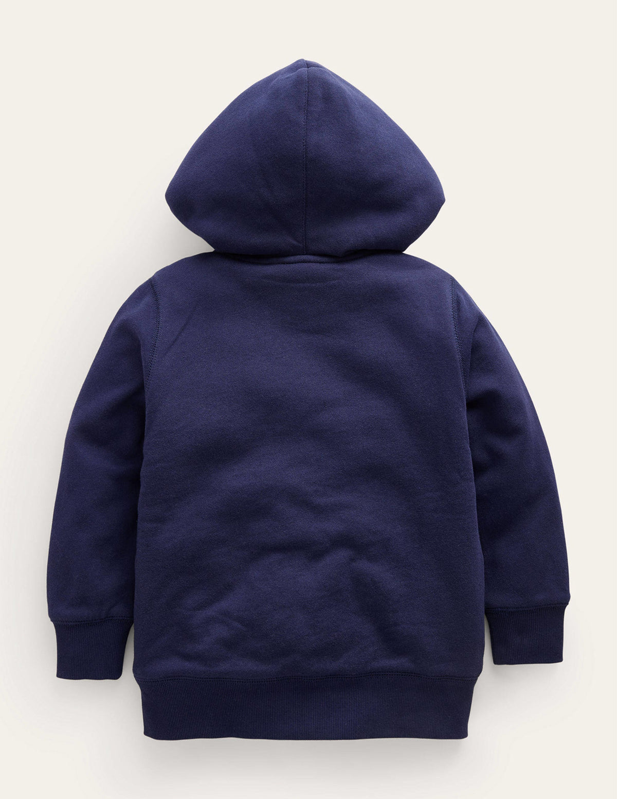 Applique Lined Hoodie-French Navy Hearts-2