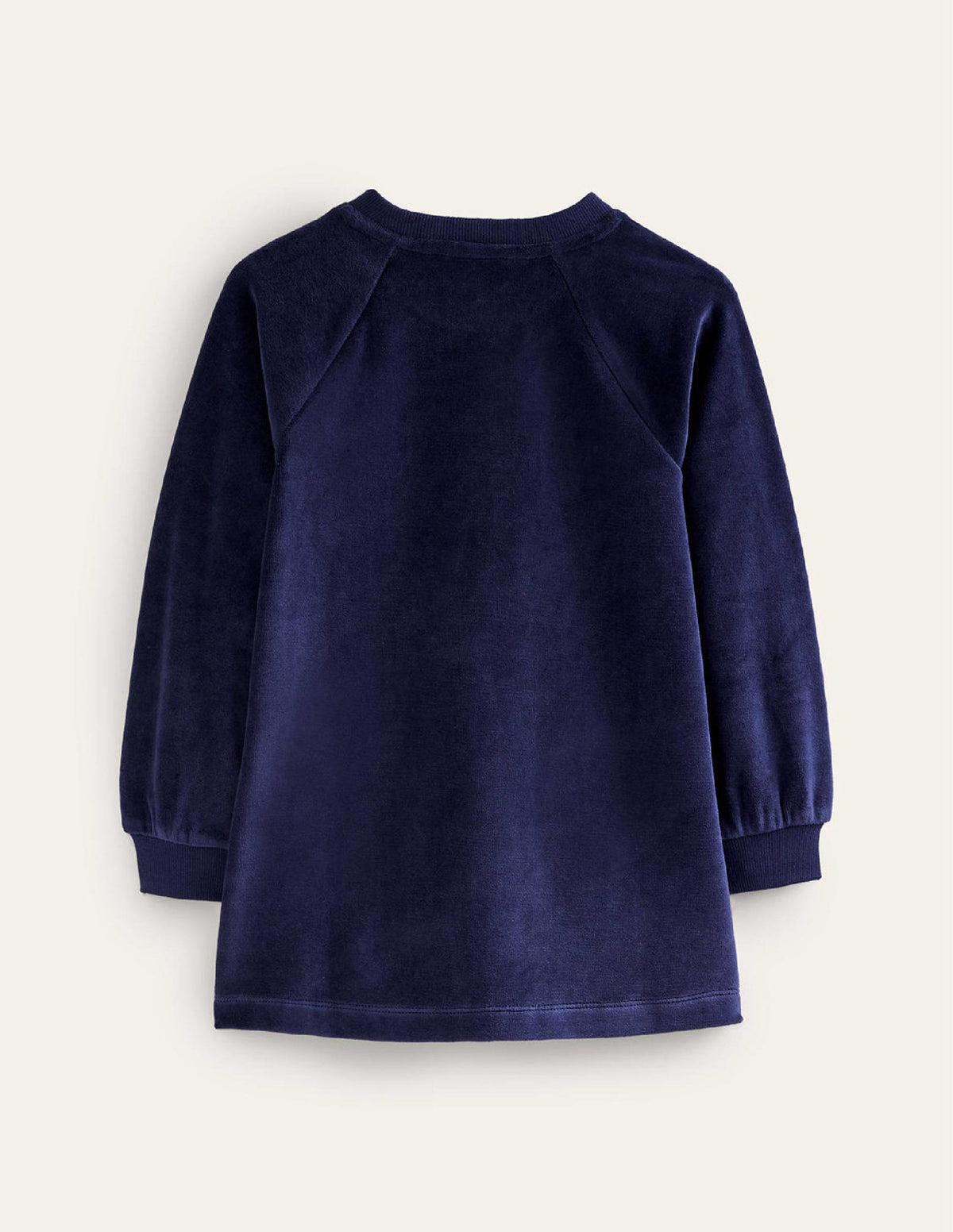 Velour Heart Pocket Tunic-College Navy - Image 2