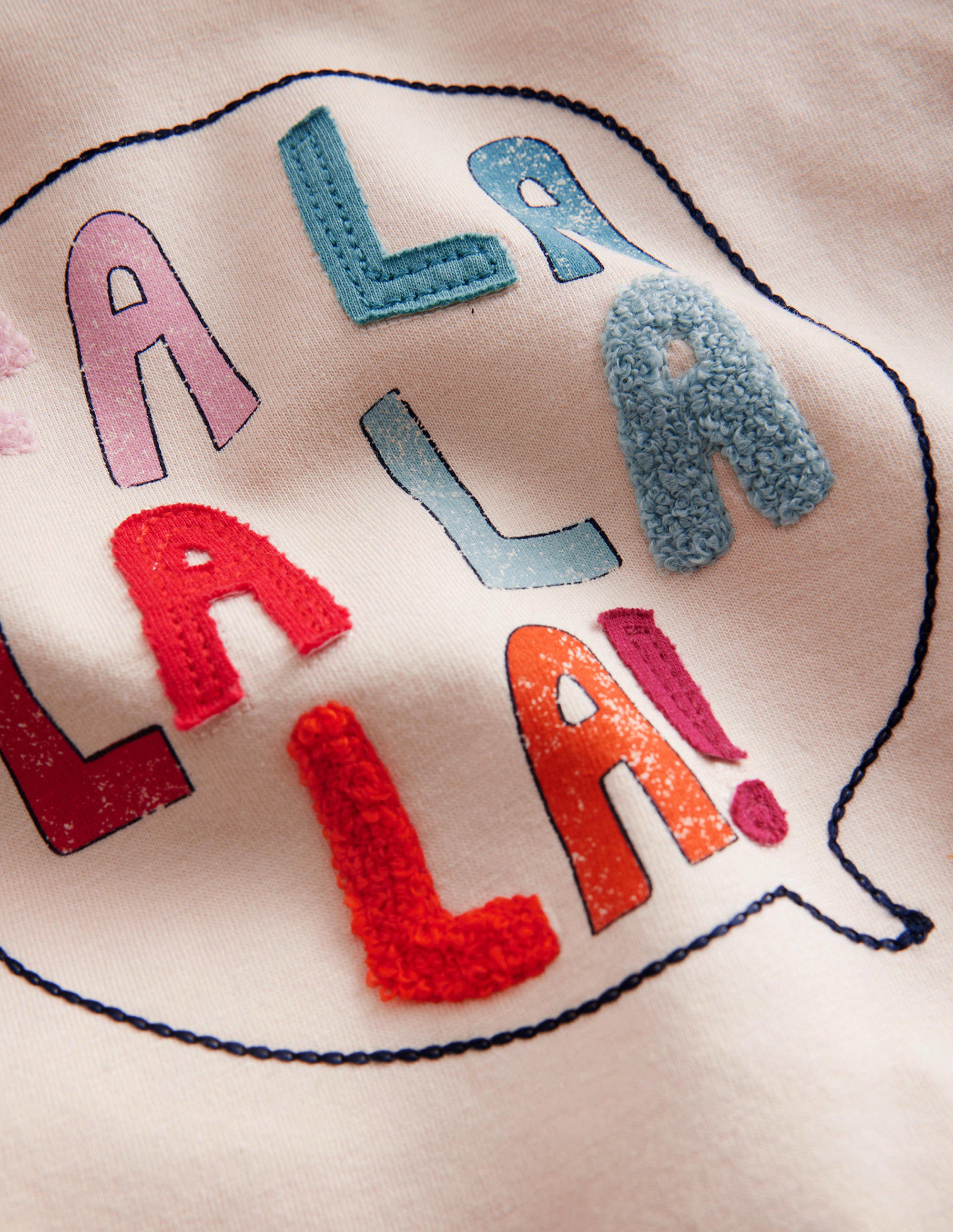 Boucle Logo T-shirt-Oatmeal Singing Robin - Image 3