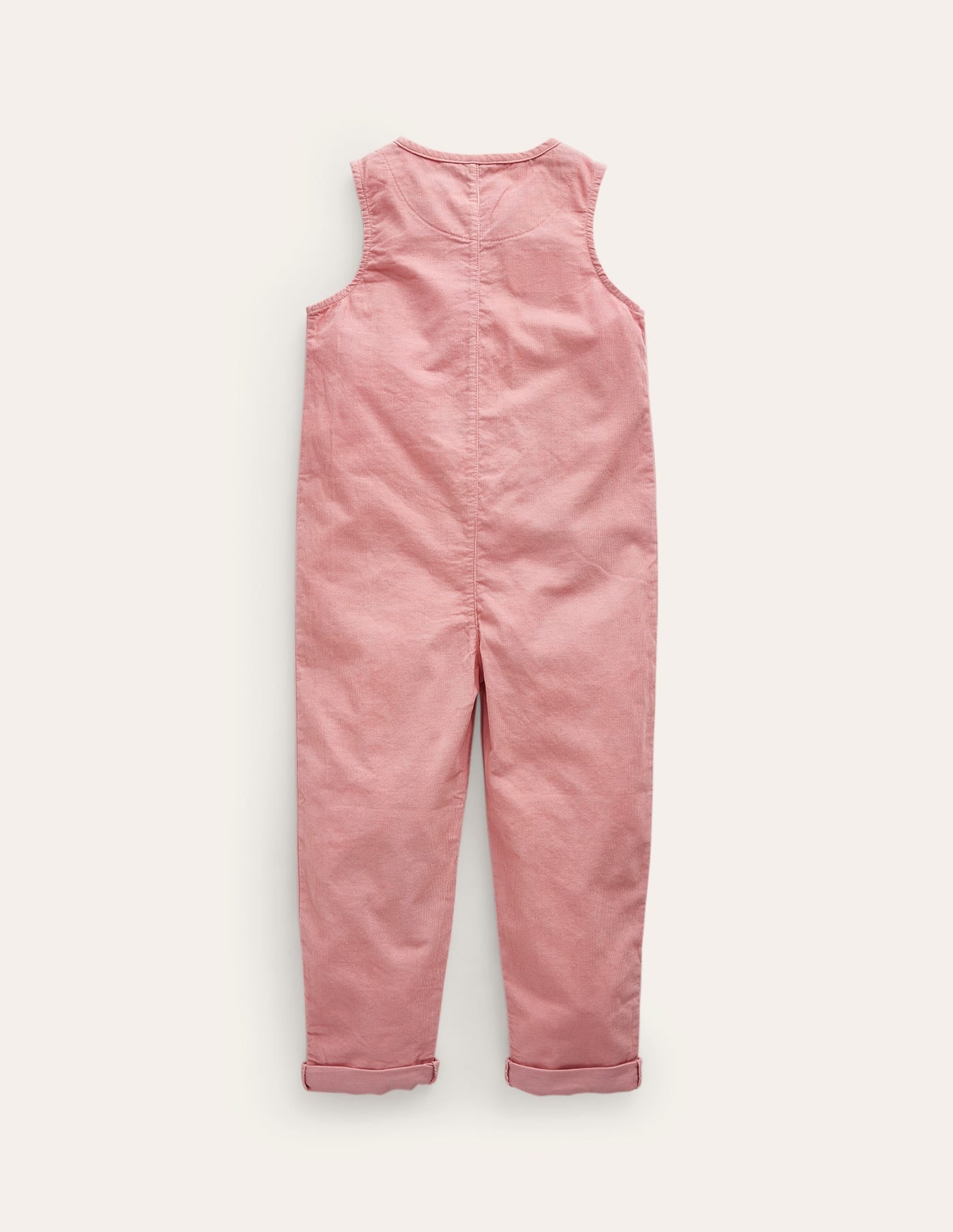 Cord Jumpsuit-Almond Pink