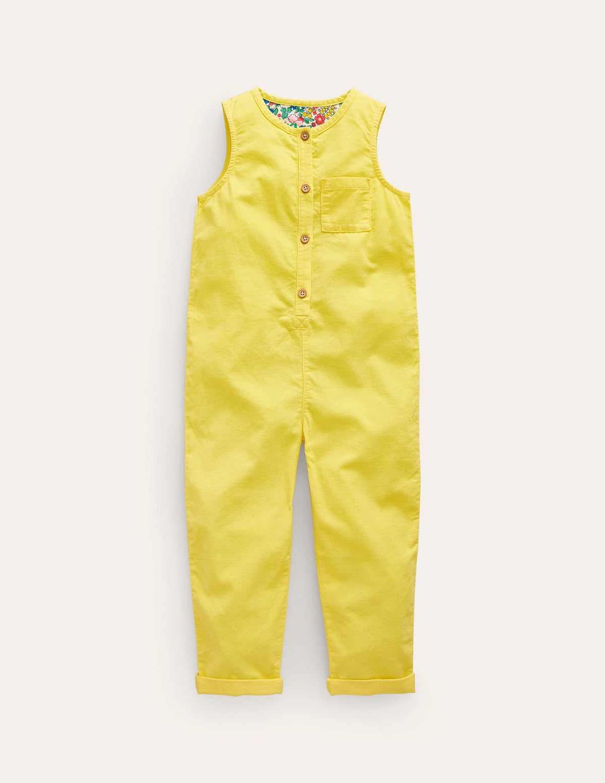 Cord Jumpsuit-Sweetcorn Yellow - Image 1