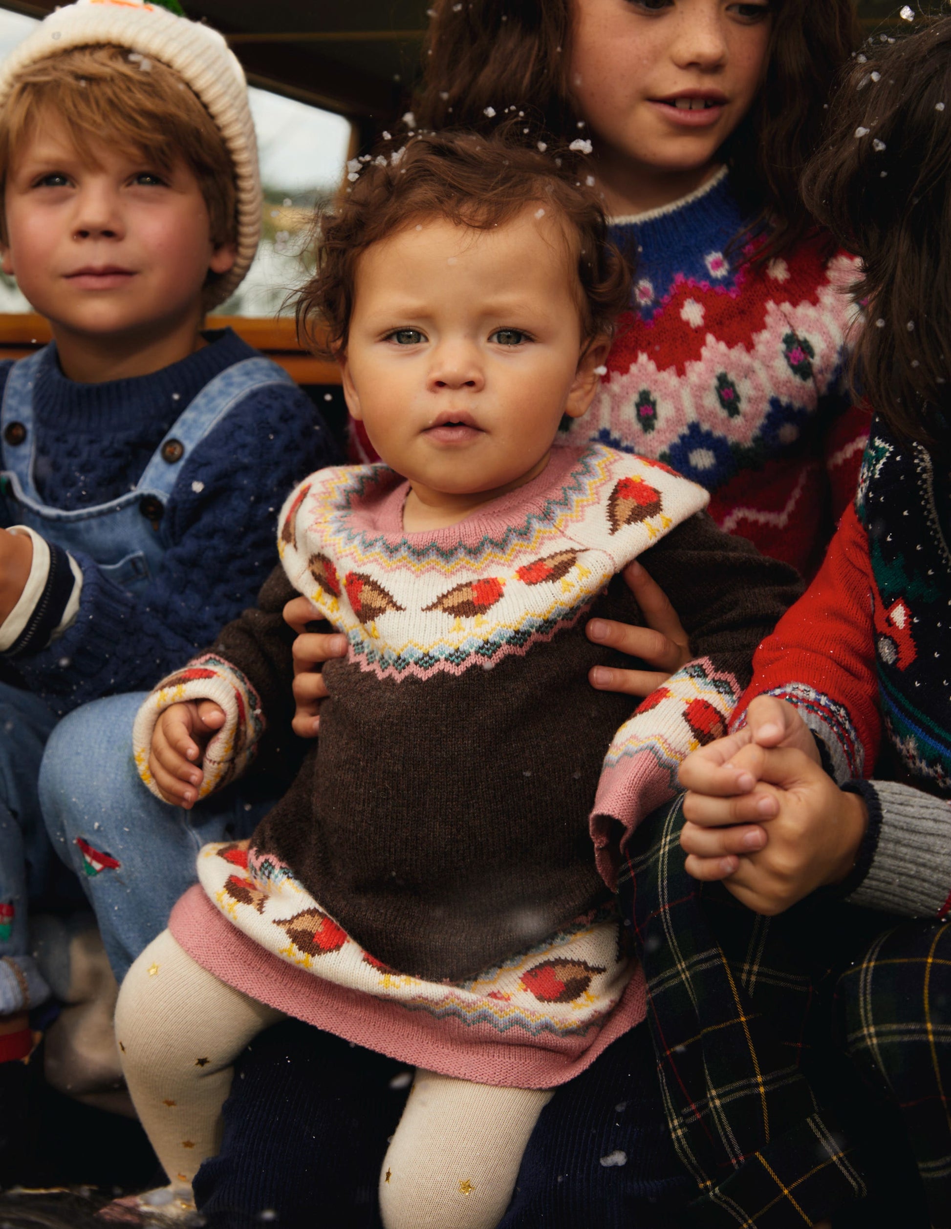 Swing Fair Isle Sweater-Charcoal Grey Robins-5