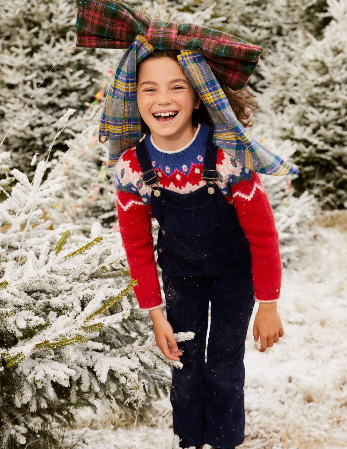 Cosy Fair Isle Sweater-Jam Red - Image 4