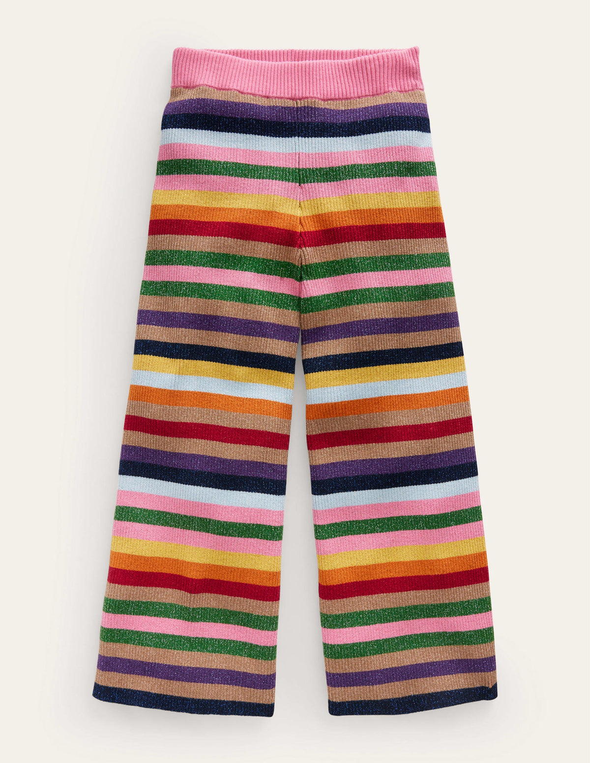 Sparkle Stripe Trousers-Multi Sparkle Stripe - Image 1