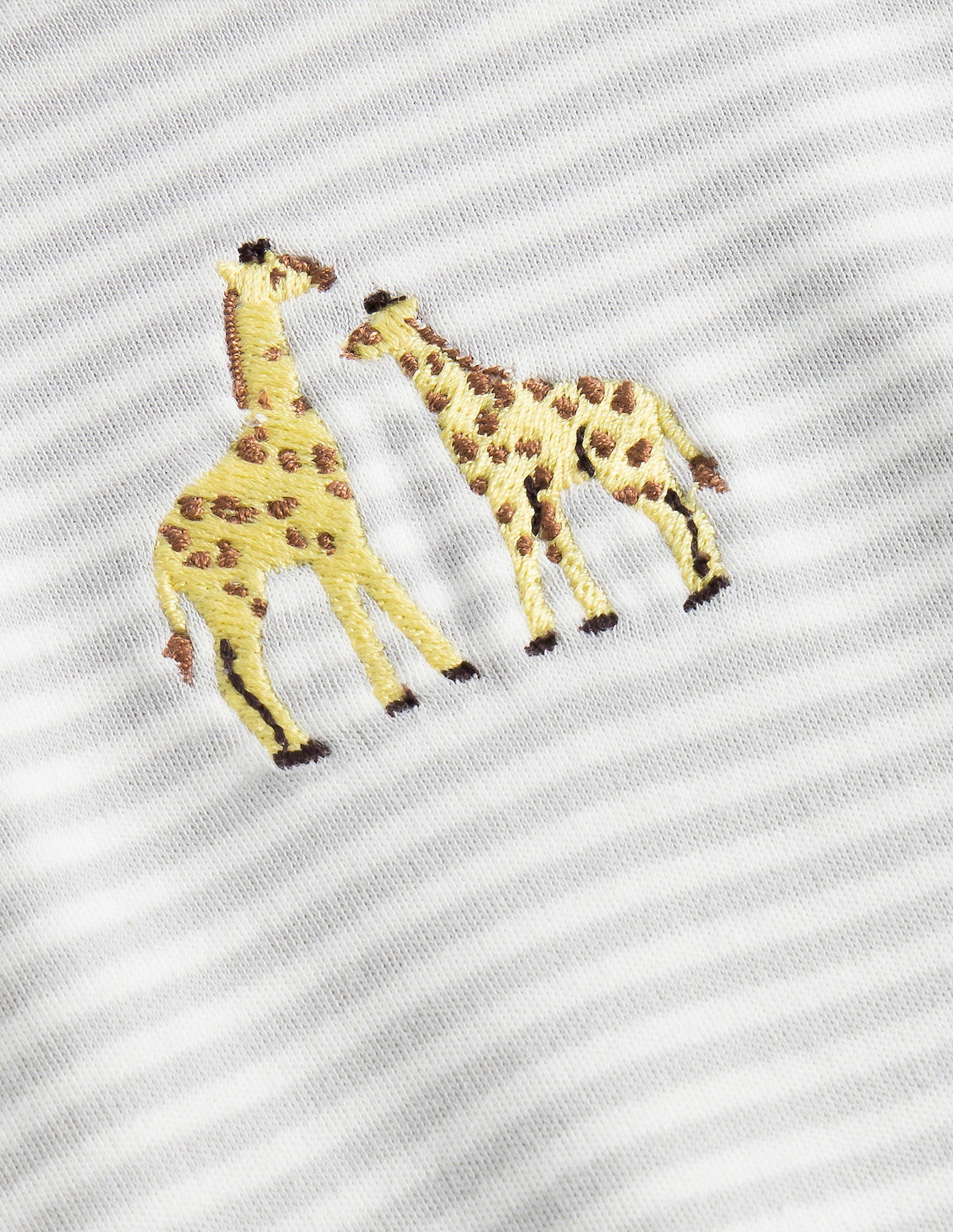 GOTS Newborn Outfit Romper-Ivory Noahs Ark-3