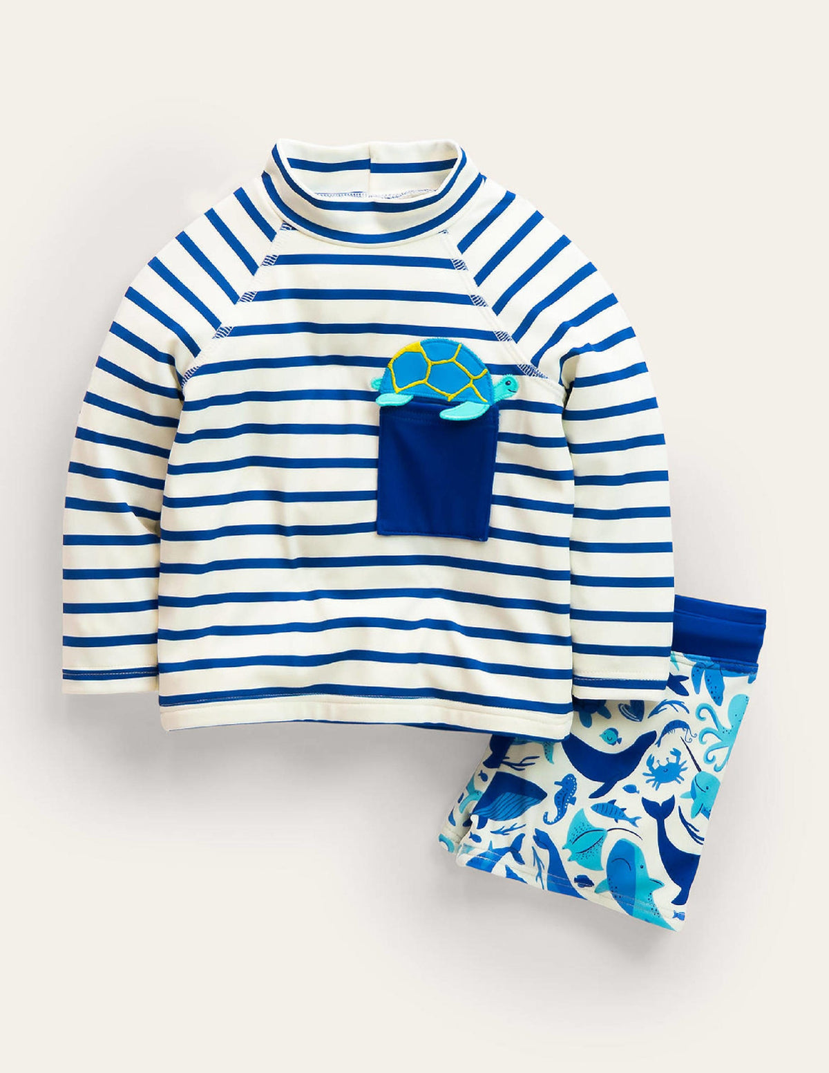 Fun Rash Guard Set-Starboard Baby Turtles - Image 1