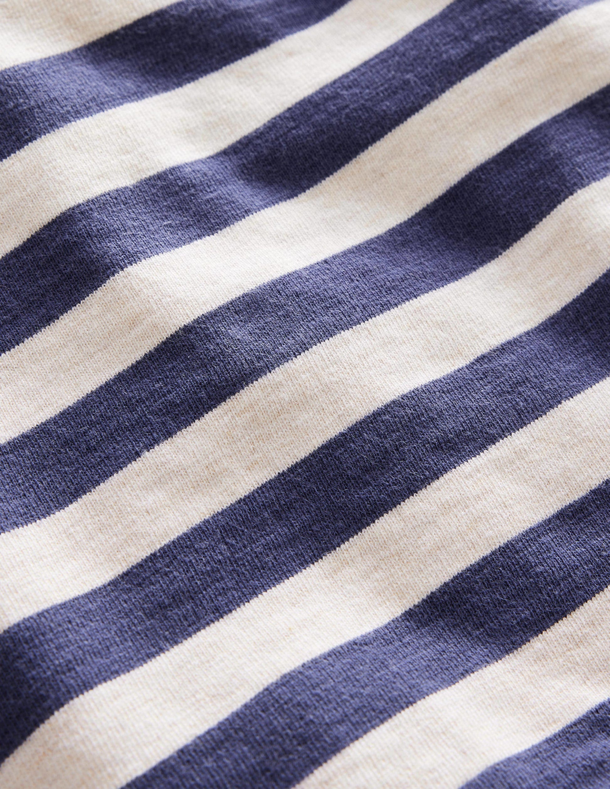 Stripy Sweatshirt-Oatmeal/Navy-3