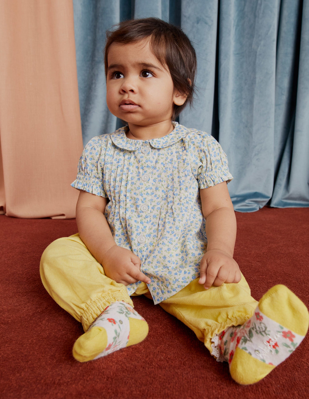 Nostalgic Woven Playset-Vista Blue Floral-4