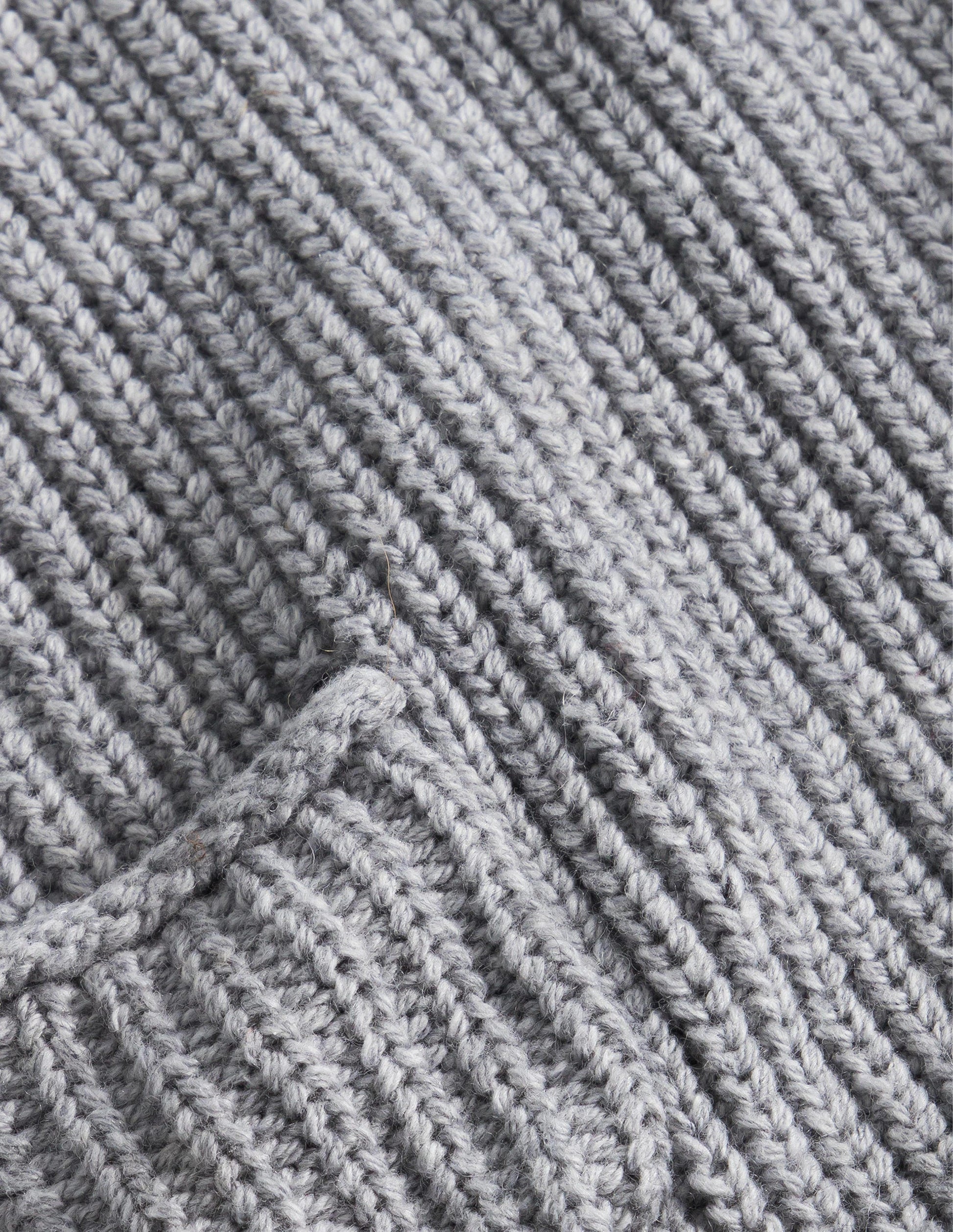 Knitted Dungarees-Grey Marl-3