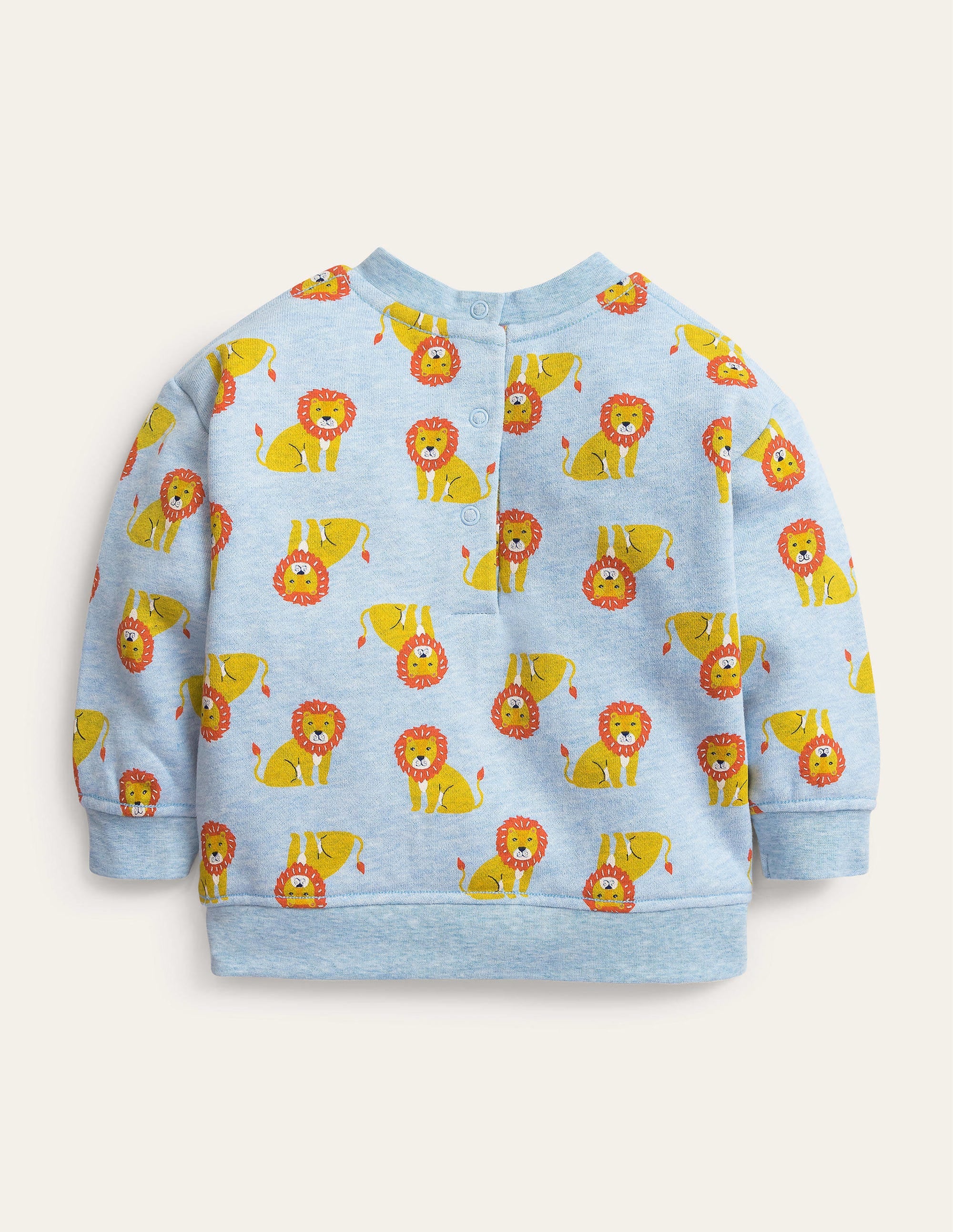 Relaxed Sweatshirt-Pebble Blue Lions - Image 2