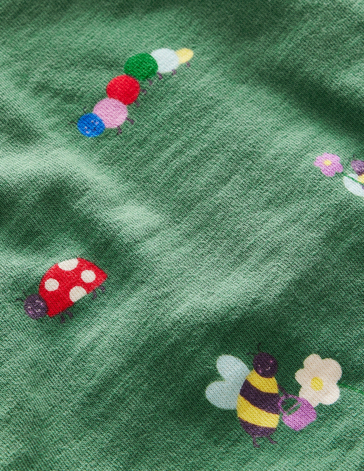 Relaxed Sweatshirt-Deep Grass Green Bugs - Image 3