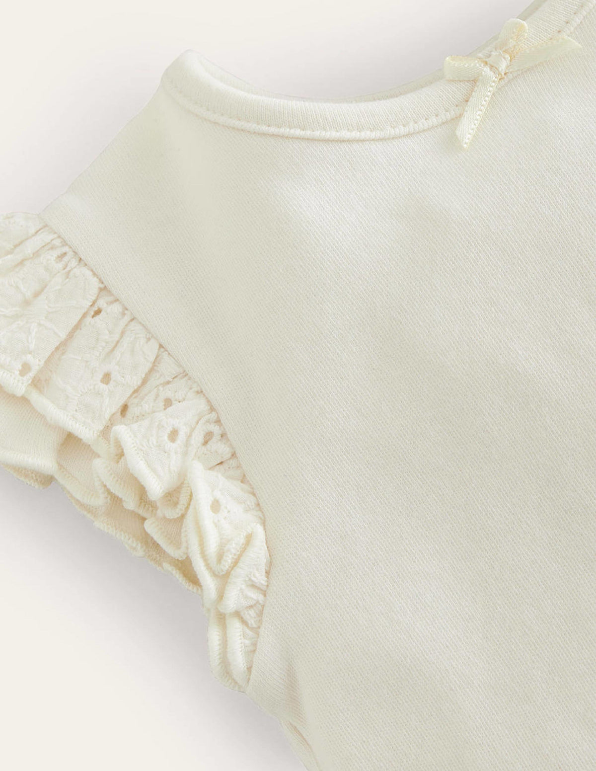 Broderie Sleeve Body-Ivory - Image 3