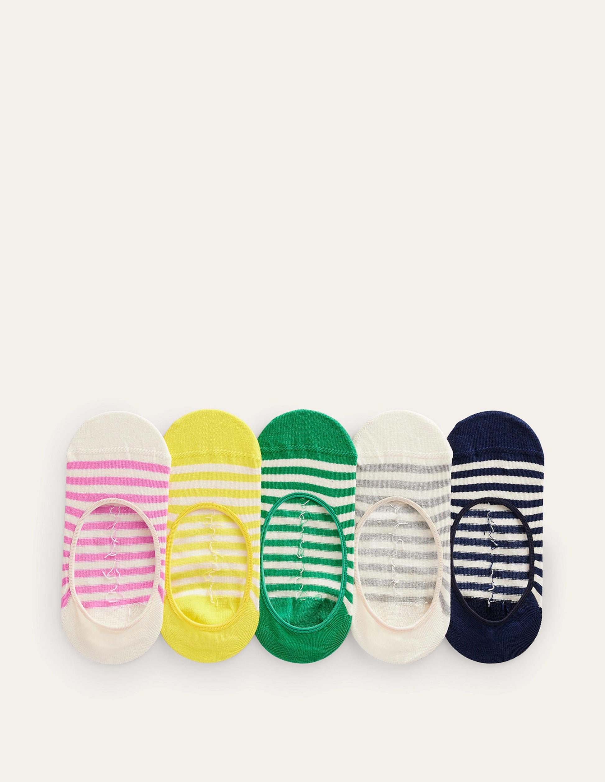 5 Pack Secret Socks-Breton Stripe-1
