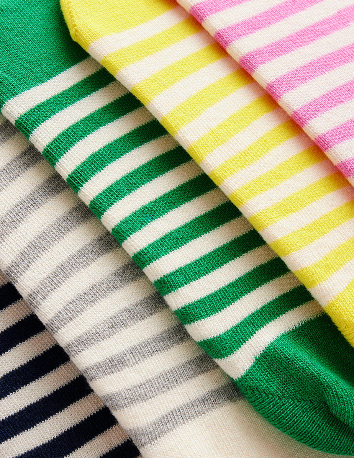 5 Pack Secret Socks-Breton Stripe - Image 2