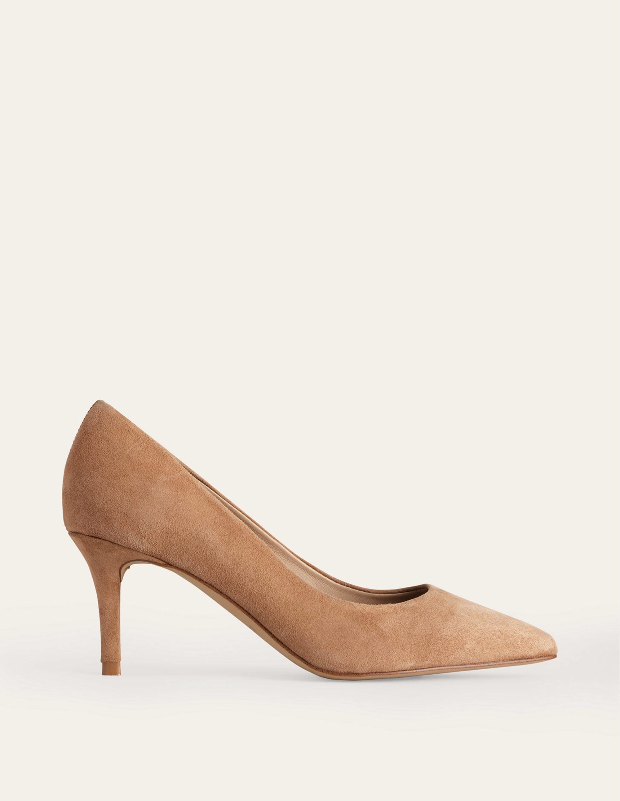 Classic Suede Heels-Maple Sugar Suede - Image 2