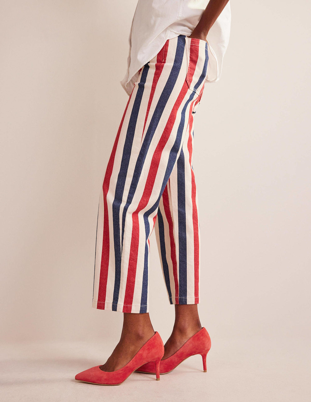 Classic Suede Heels-Hot Pepper Red Suede - Image 1