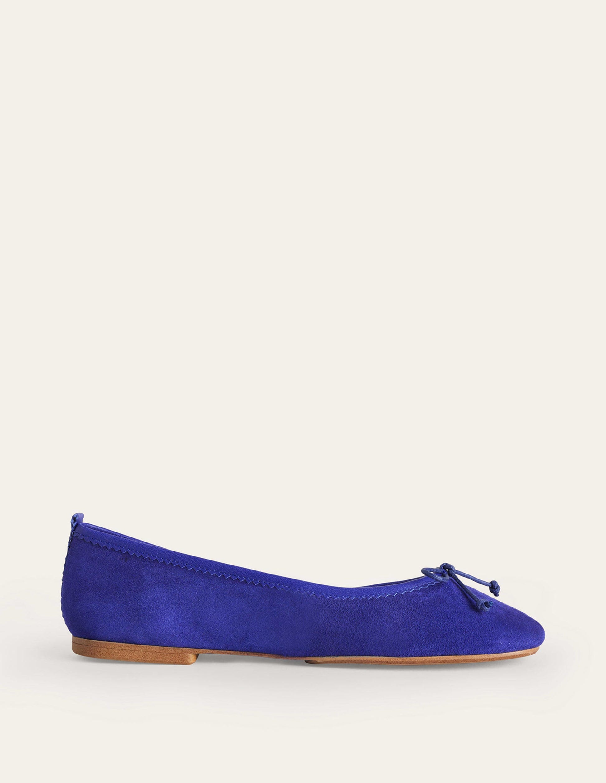 Kitty Flexi Sole Ballet Flats-Lapis Blue Suede-2