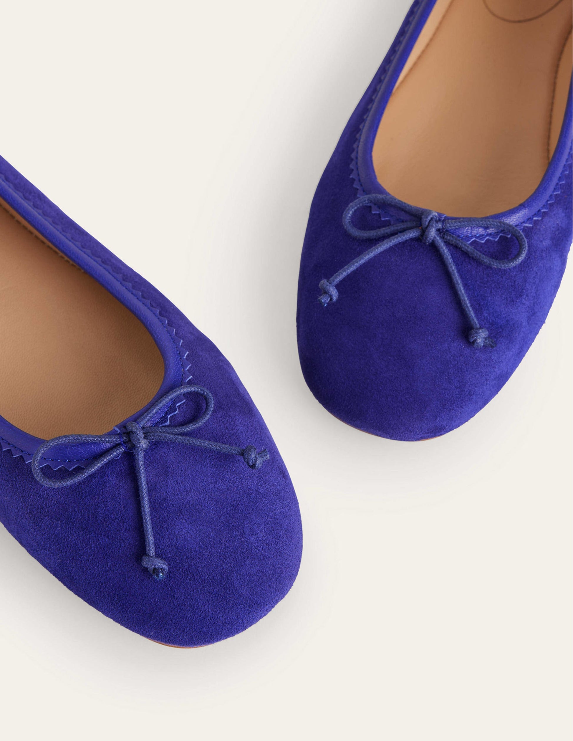 Kitty Flexi Sole Ballet Flats-Lapis Blue Suede-4