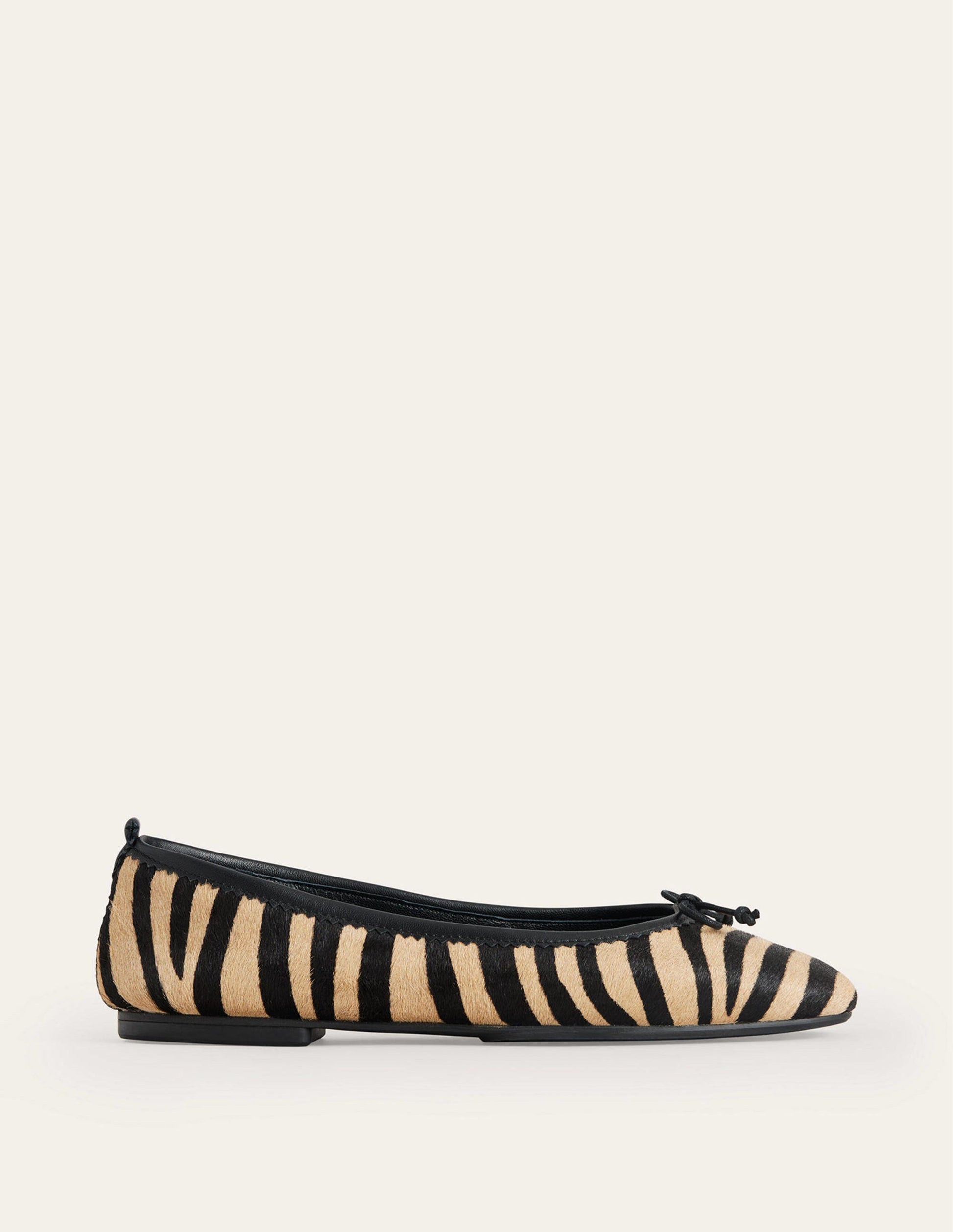 Kitty Flexi Sole Ballet Flats-Zebra Pony Hair-2