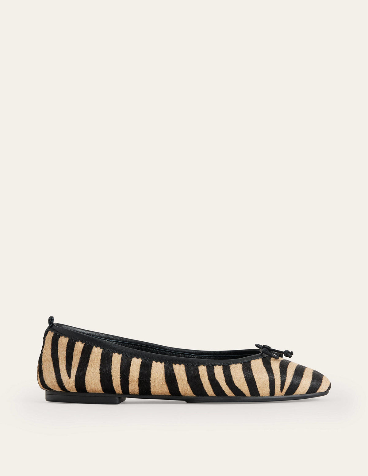 Kitty Flexi Sole Ballet Flats-Zebra Pony Hair - Image 2
