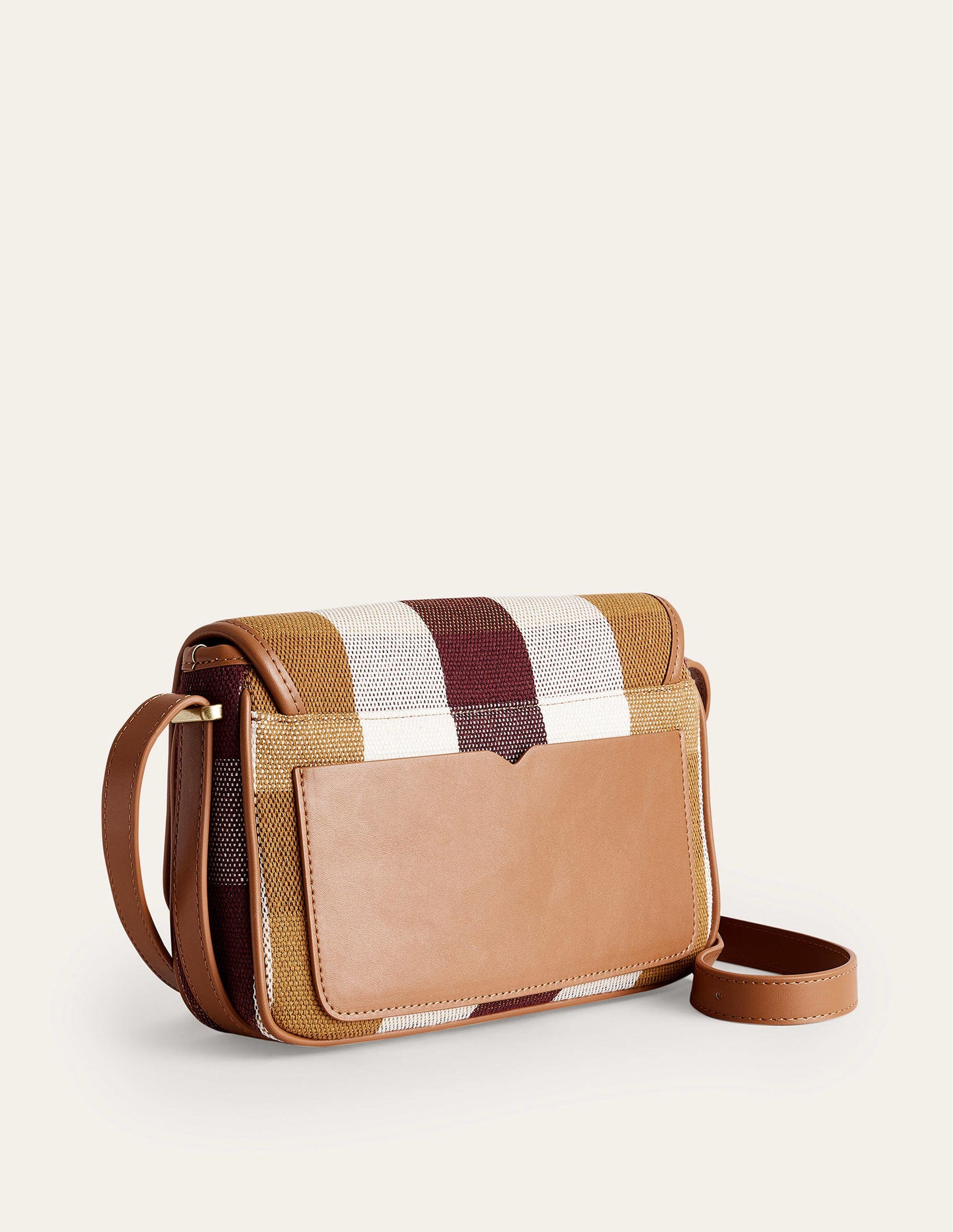 Structured Cross-Body Bag-Check-4