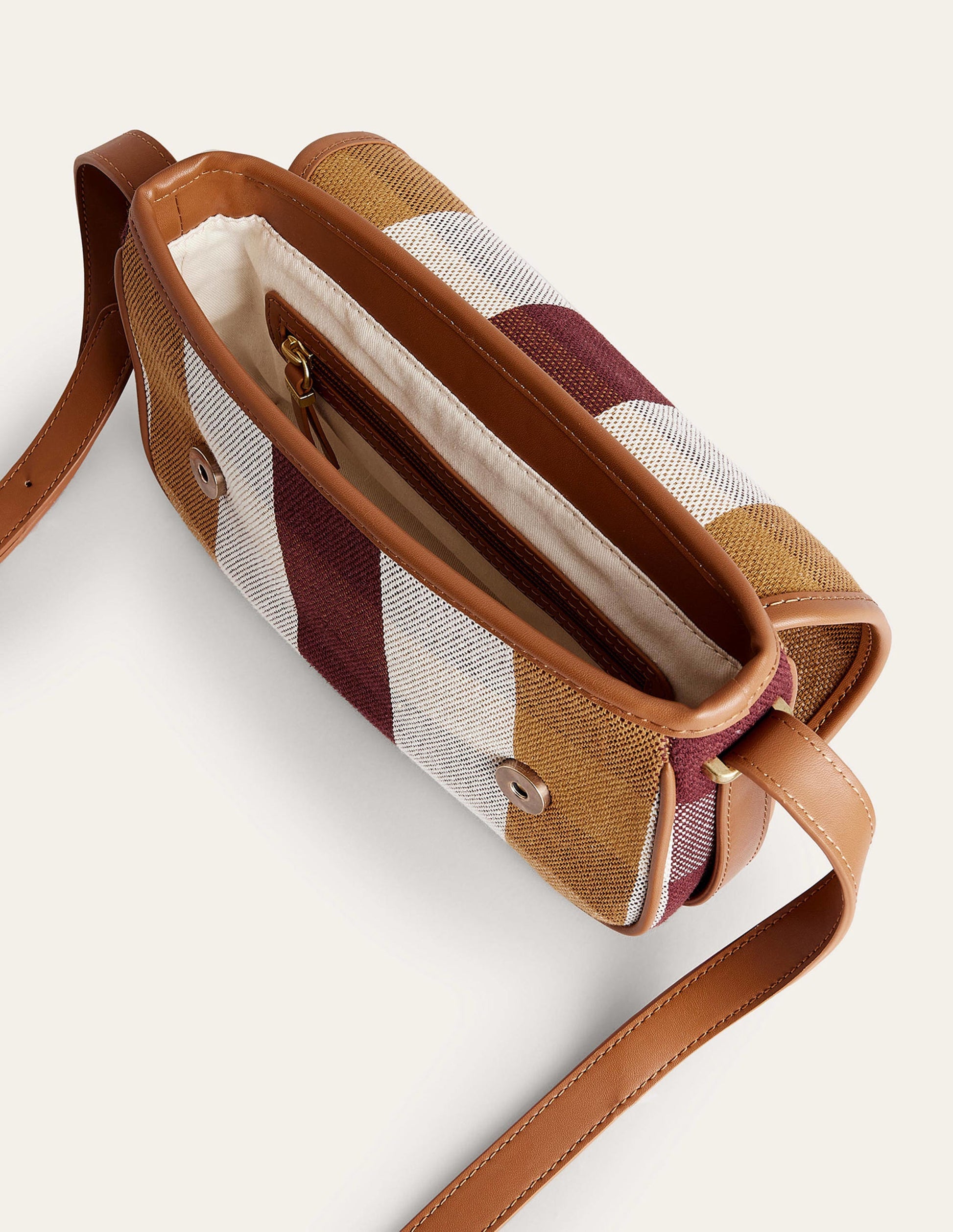 Structured Cross-Body Bag-Check-5