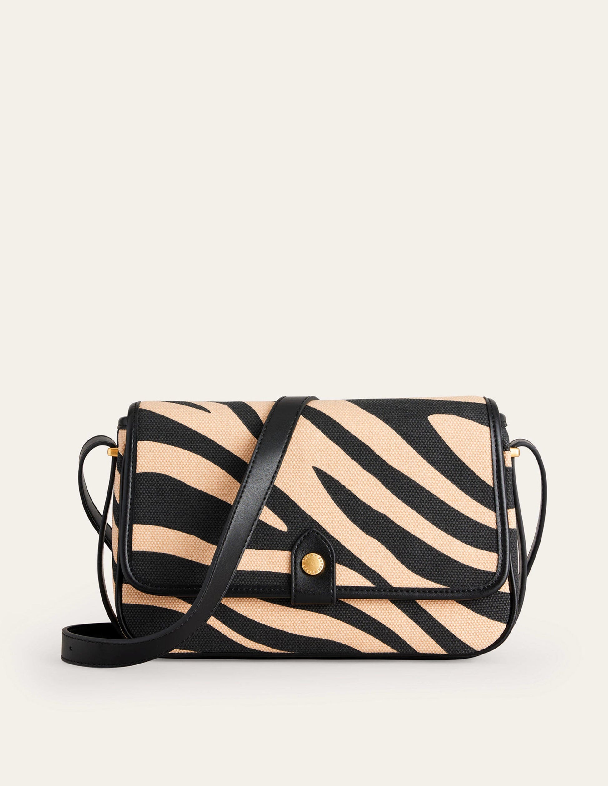 Structured Cross-Body Bag-Beige Tiger-3