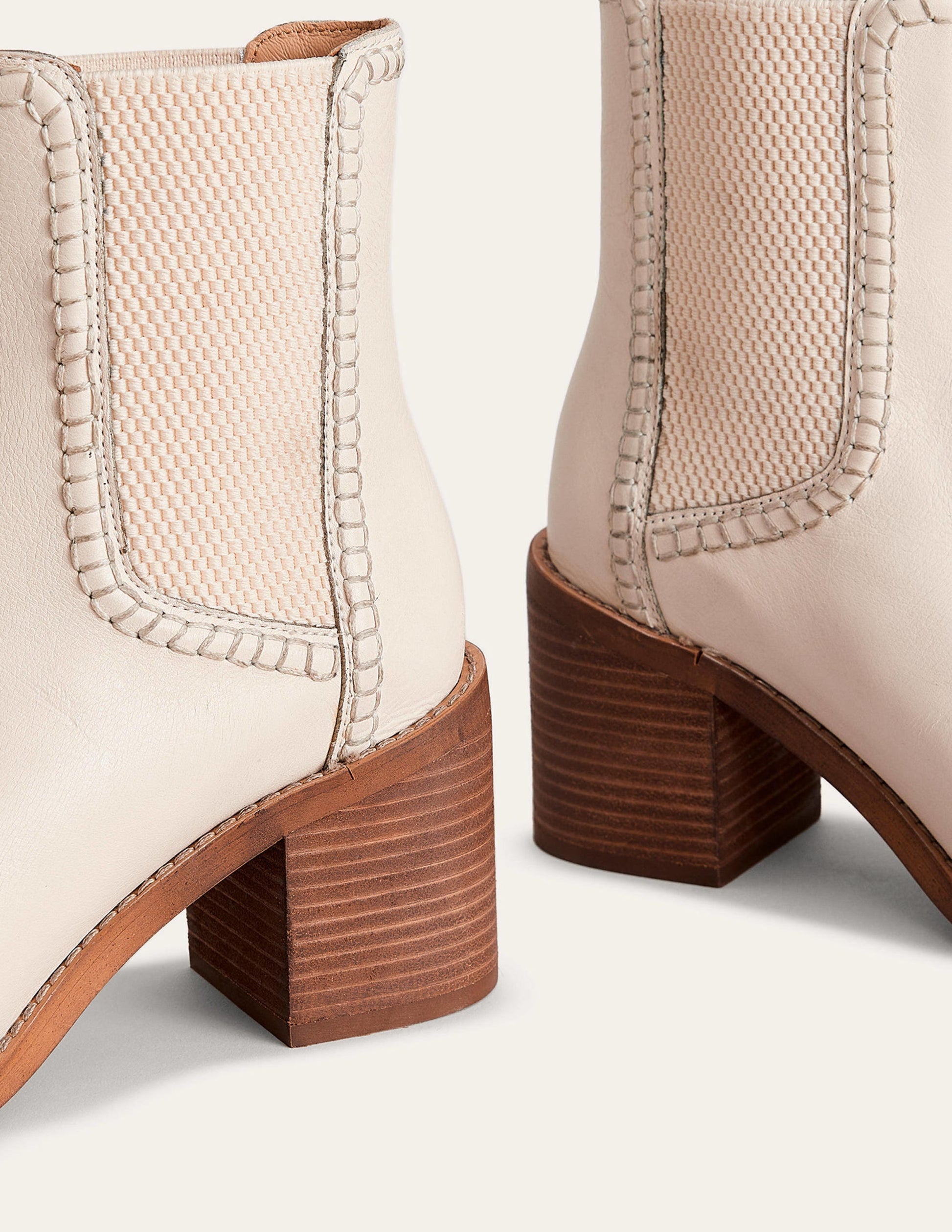 Block-Heel Chelsea Boots-Ecru Tumbled Leather-4