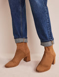 Stretch Ankle Boot-Acorn