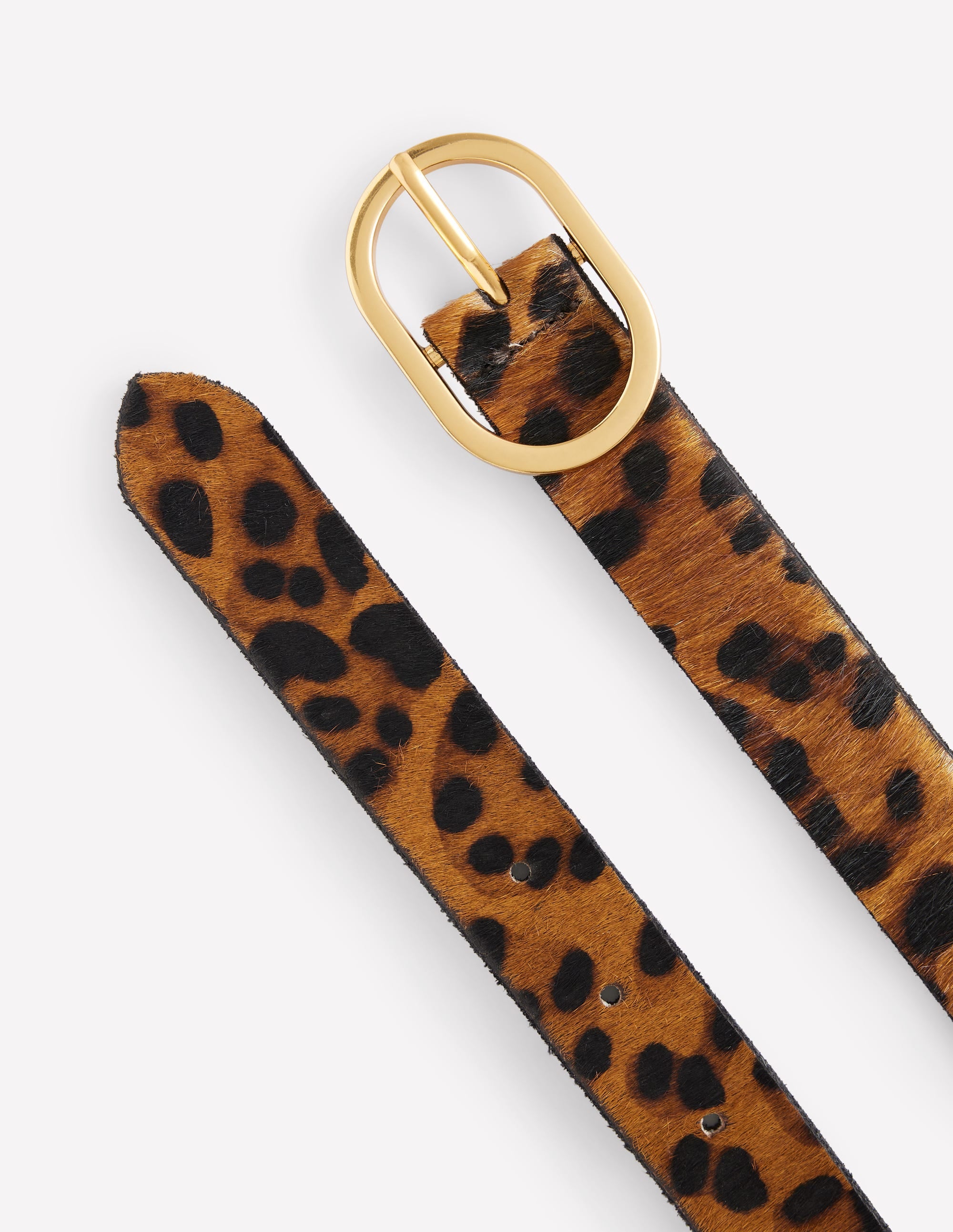 Classic Leather Belt-Leopard - Image 4