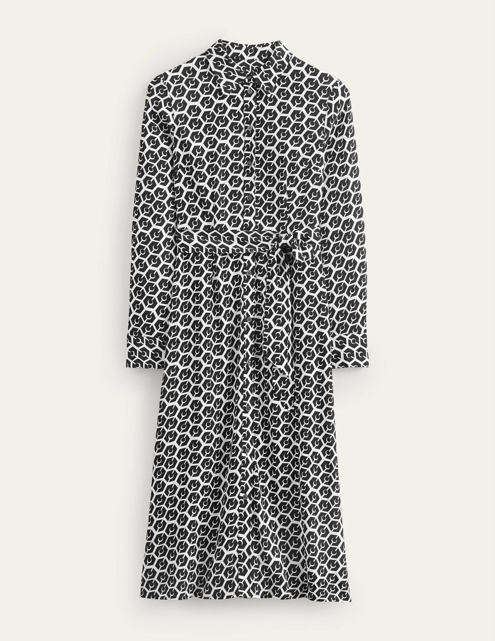 Kate Midi Shirt Dress-Black, Reverie-8