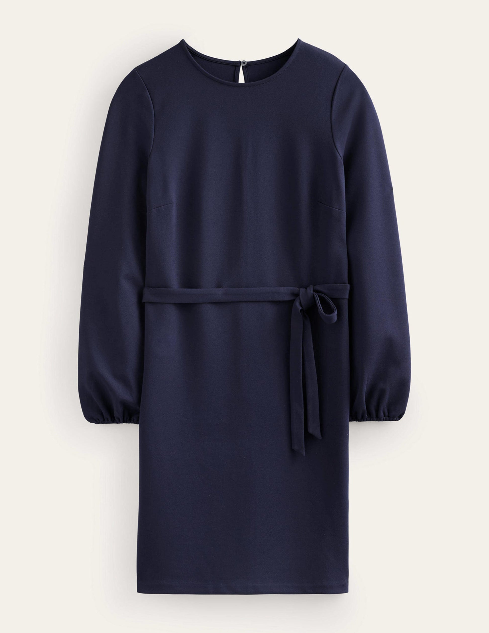 Violet Ponte Shift Dress-Navy-7