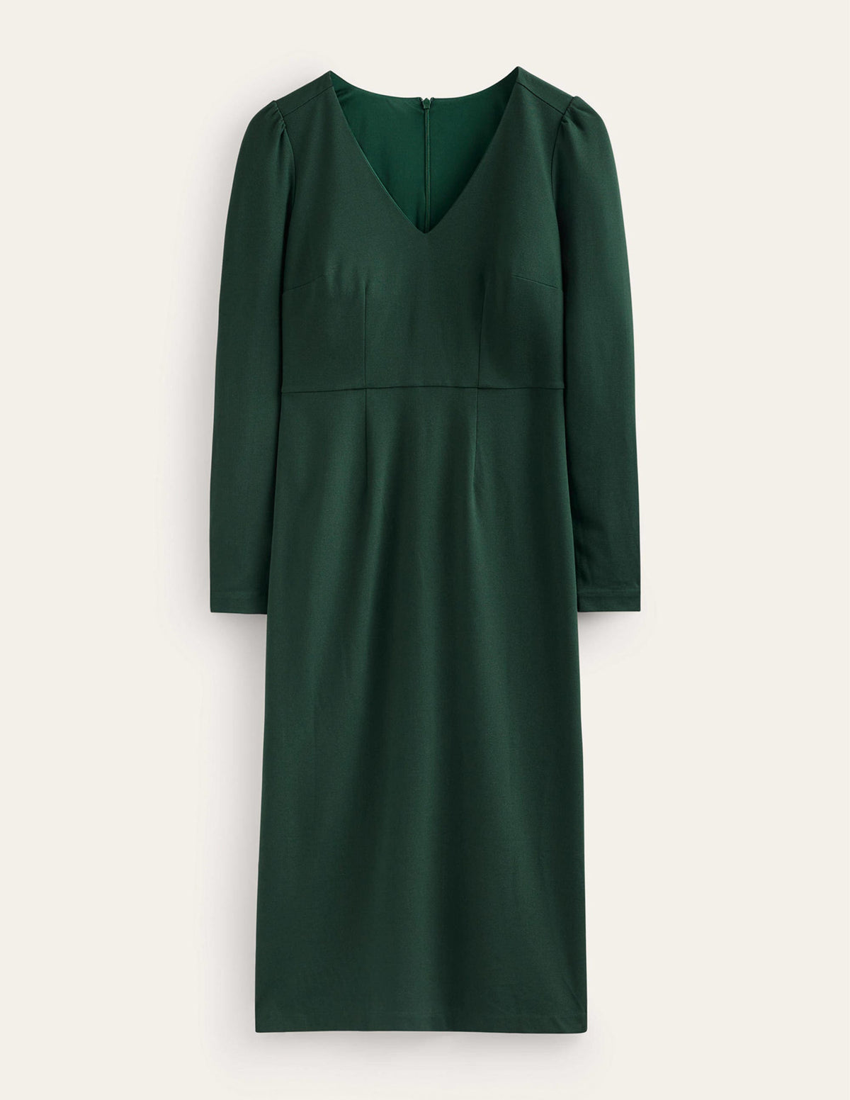 Bethany Ponte Midi Dress-Chatsworth Green - Image 5