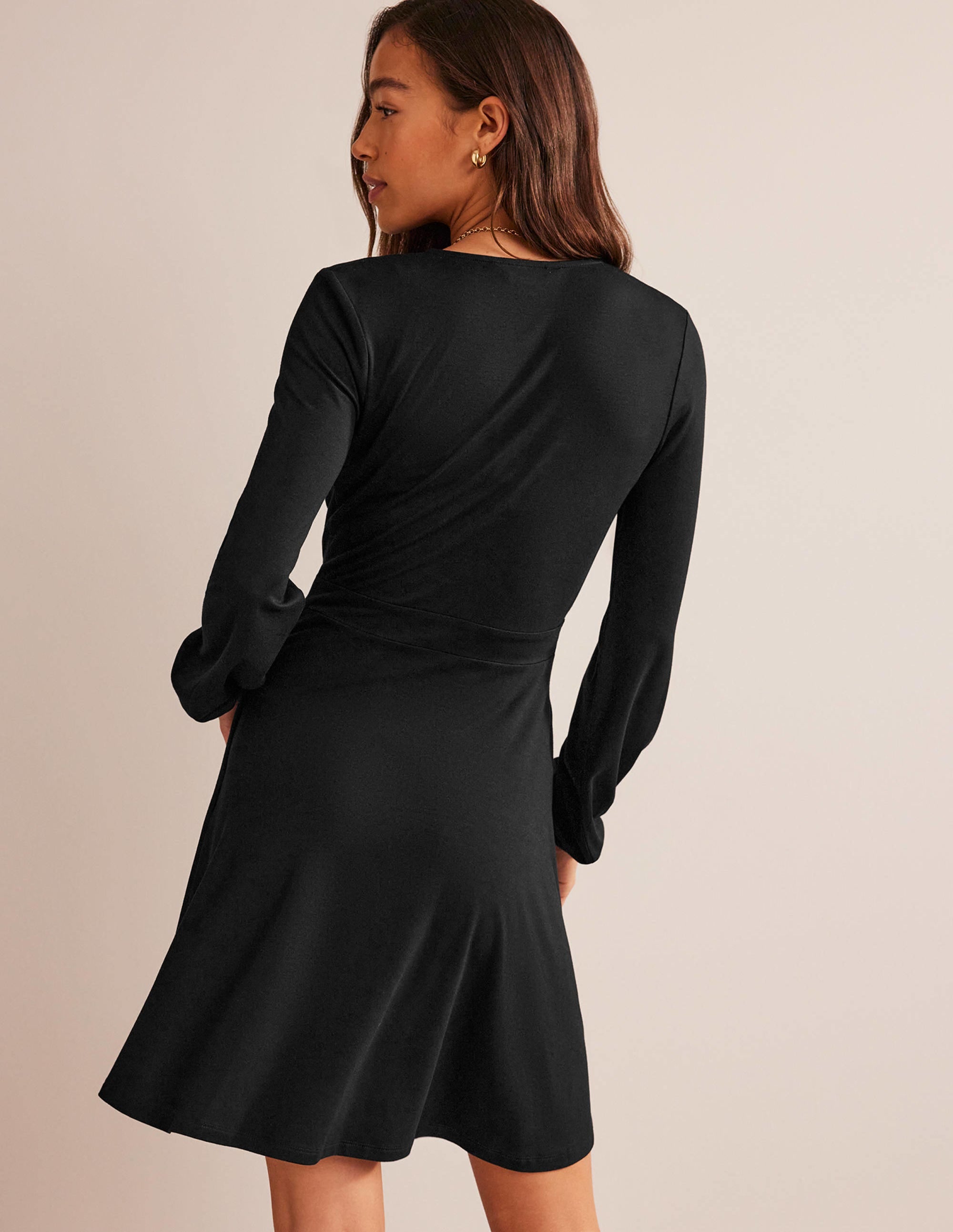 Willow Jersey Dress-Black - Image 3