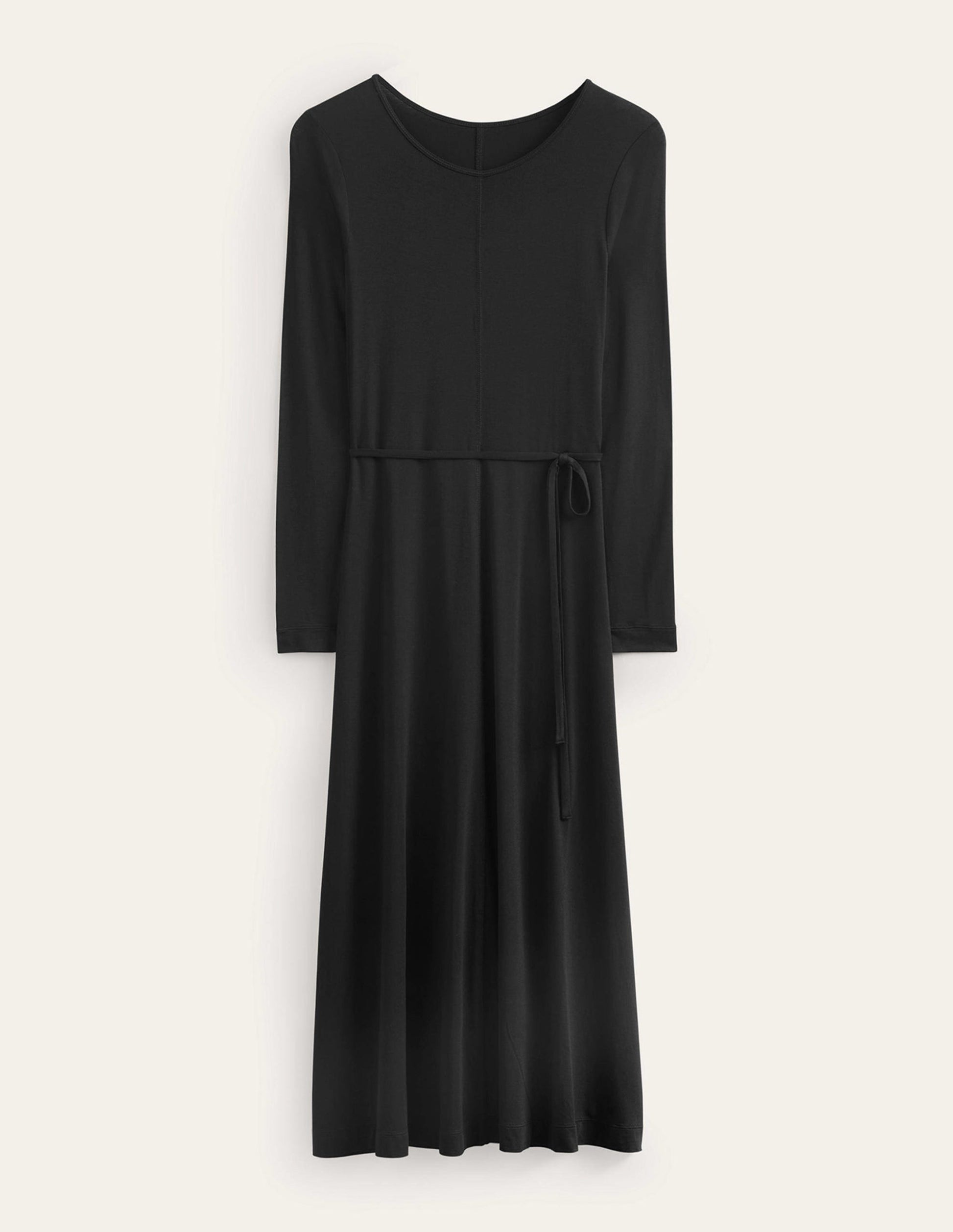 Lucy Jersey Midi Dress-Black-5