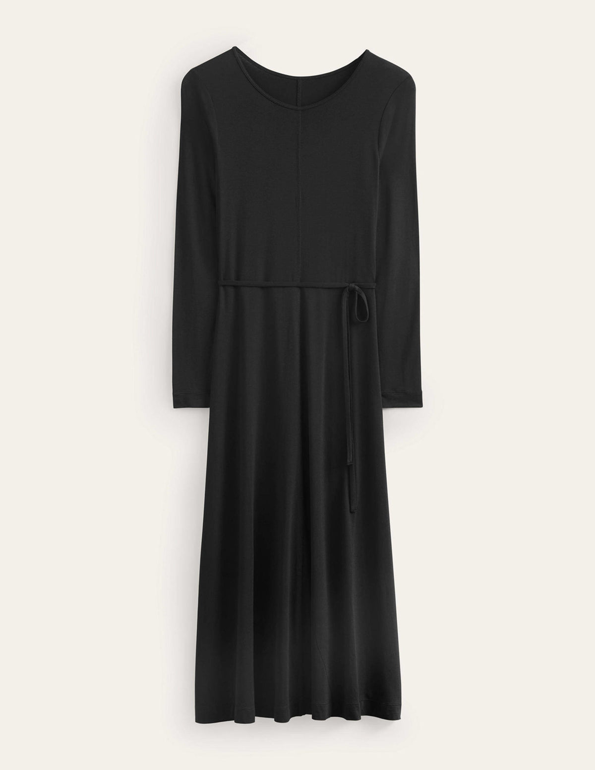 Lucy Jersey Midi Dress-Black - Image 5
