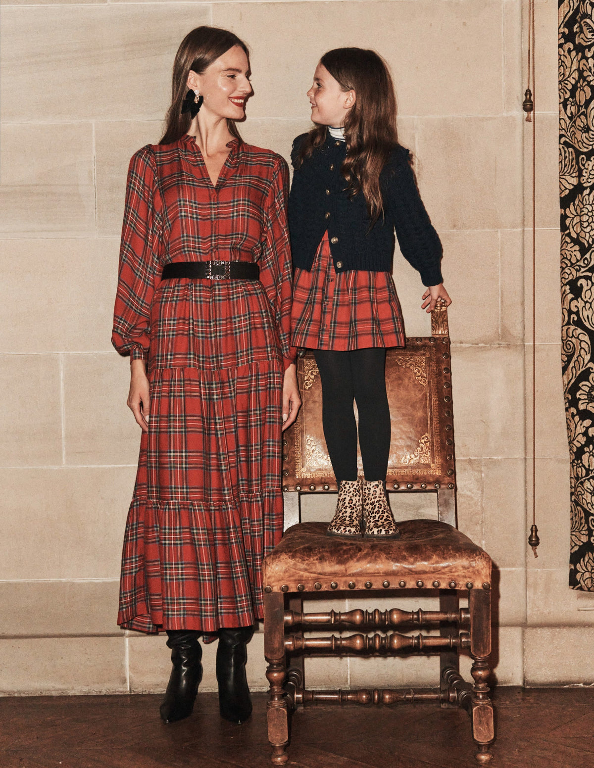 Tartan Maxi Dress-Check - Image 5