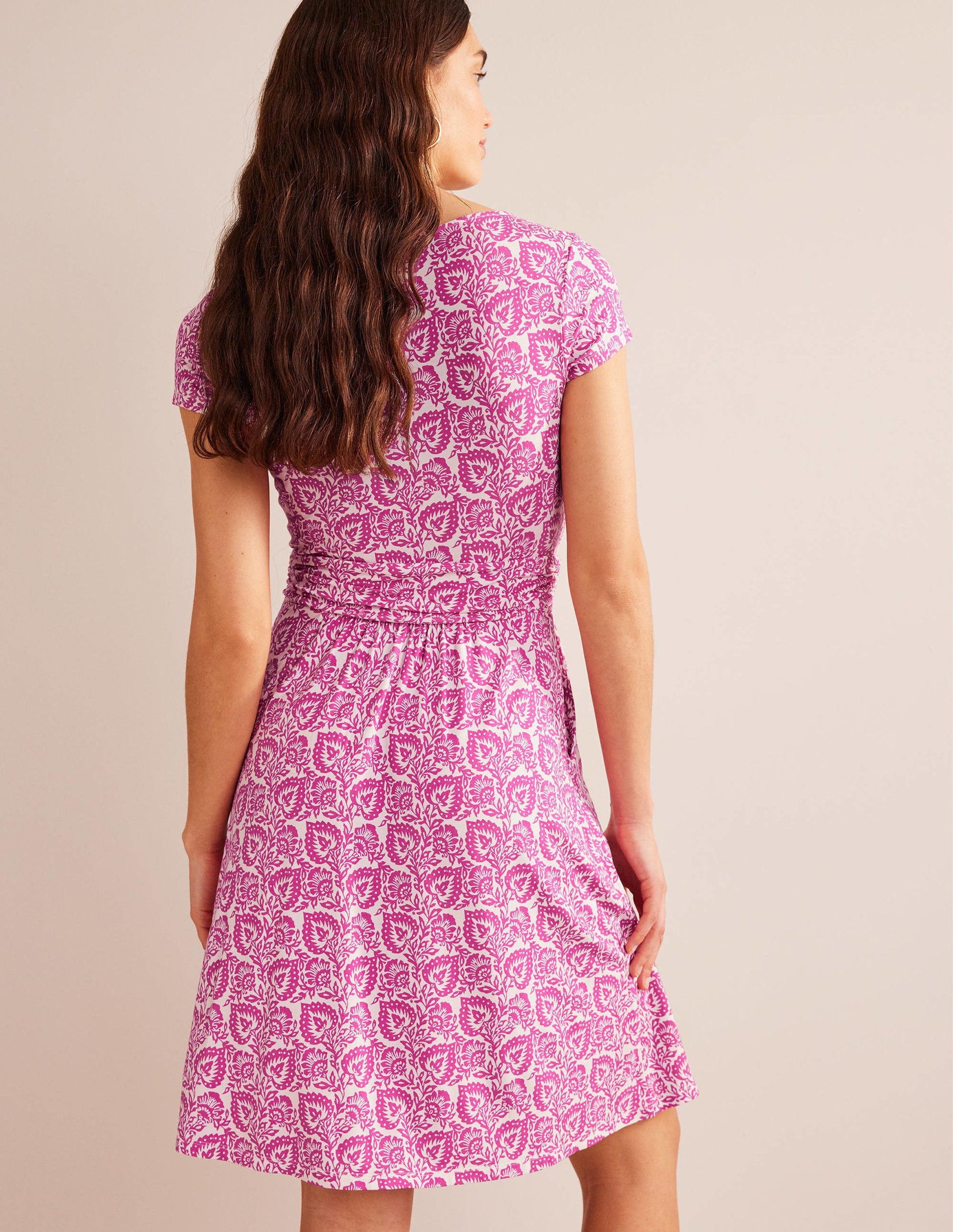 Amelie Jersey Dress-Phlox Pink, Oak Terrace-3