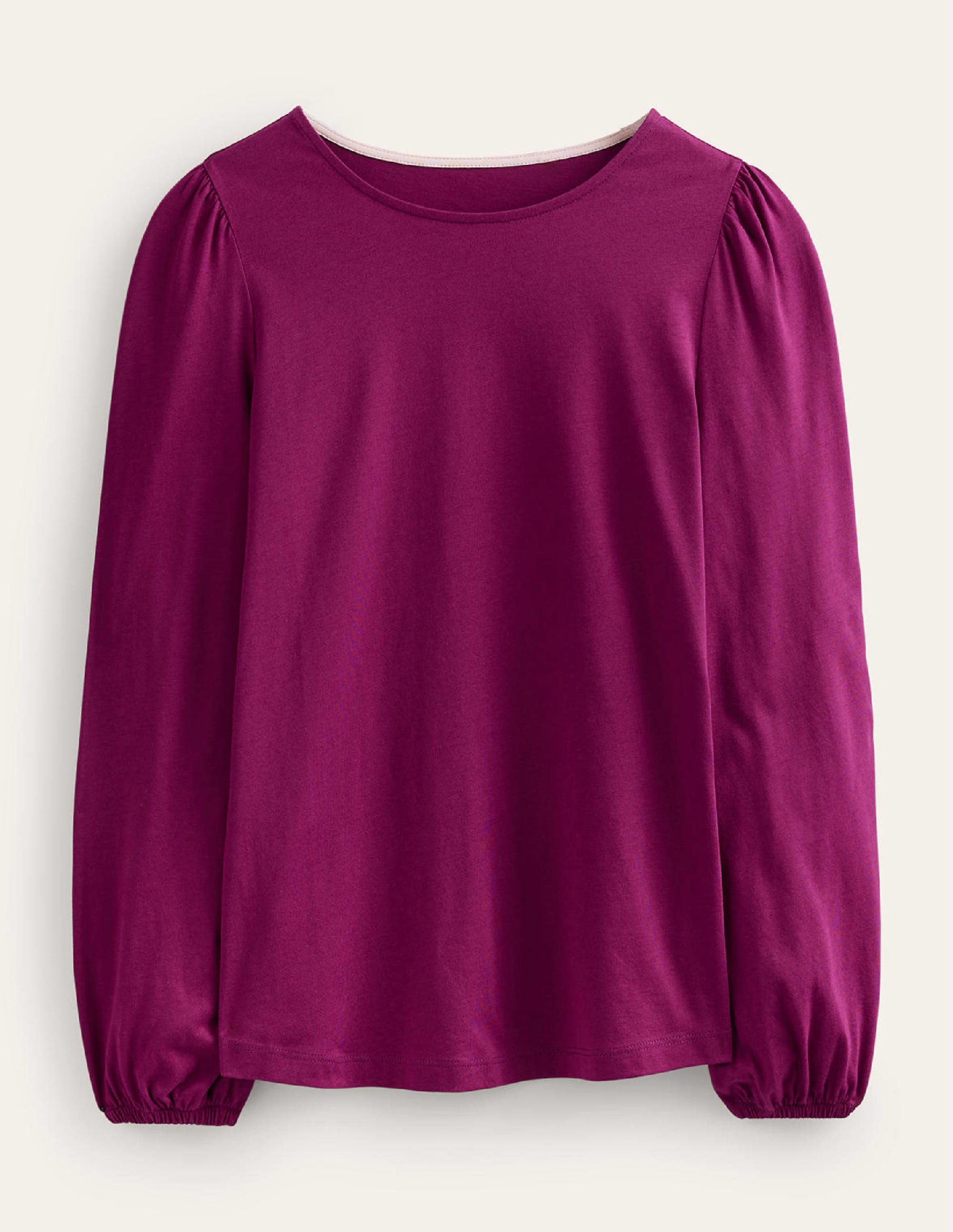 Supersoft Long Sleeve Top-Damson Berry - Image 5