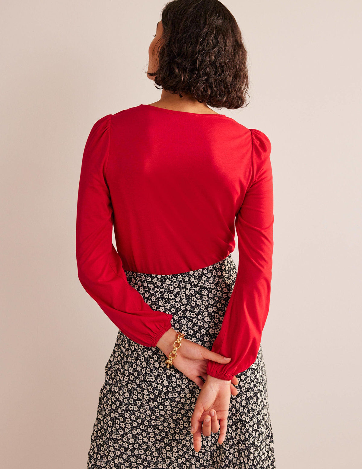 Supersoft Long Sleeve Top-Salsa - Image 3